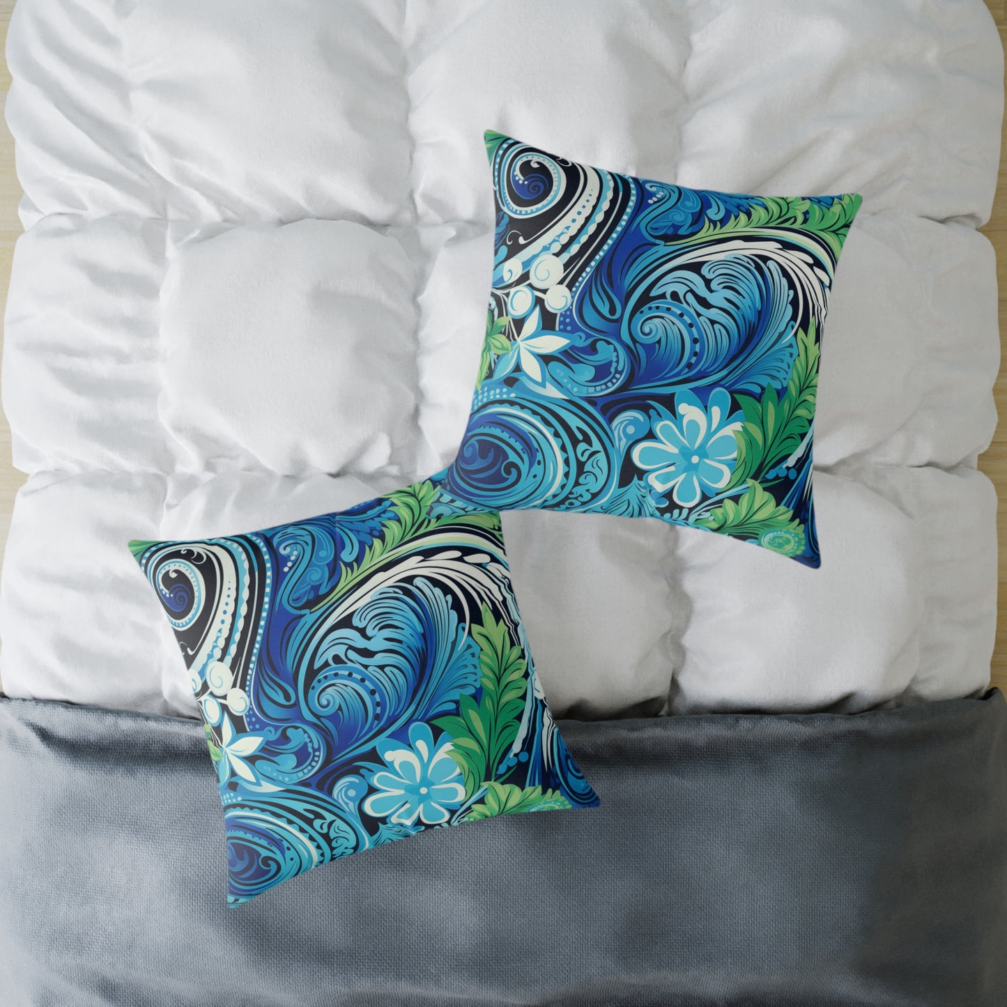 Square Poly Canvas Pillow