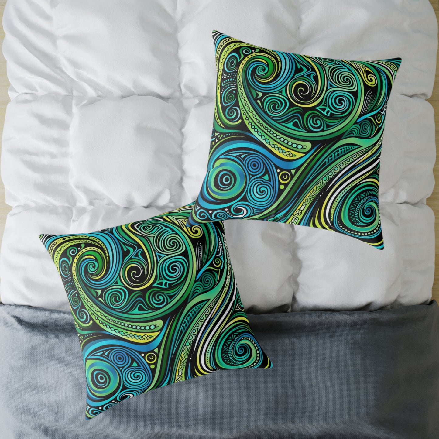 Square Poly Canvas Pillow