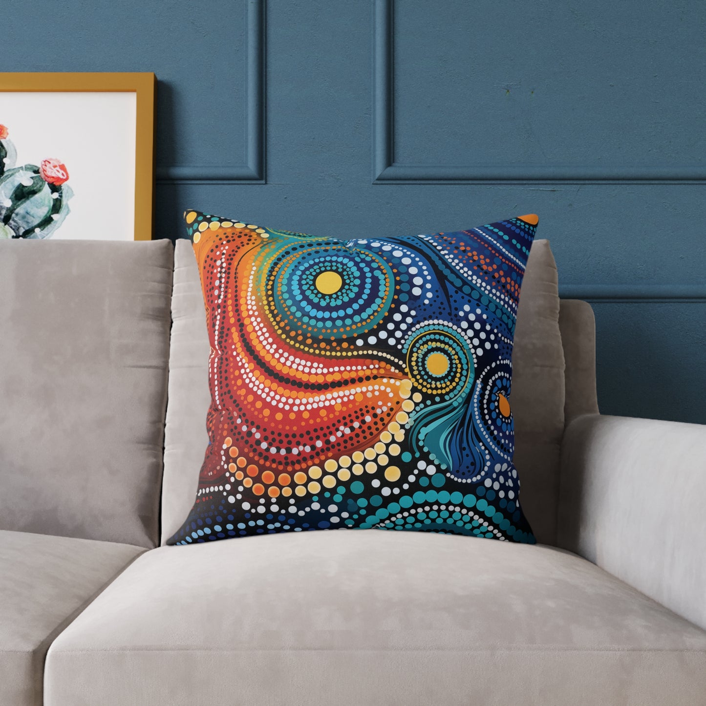 Square Poly Canvas Pillow