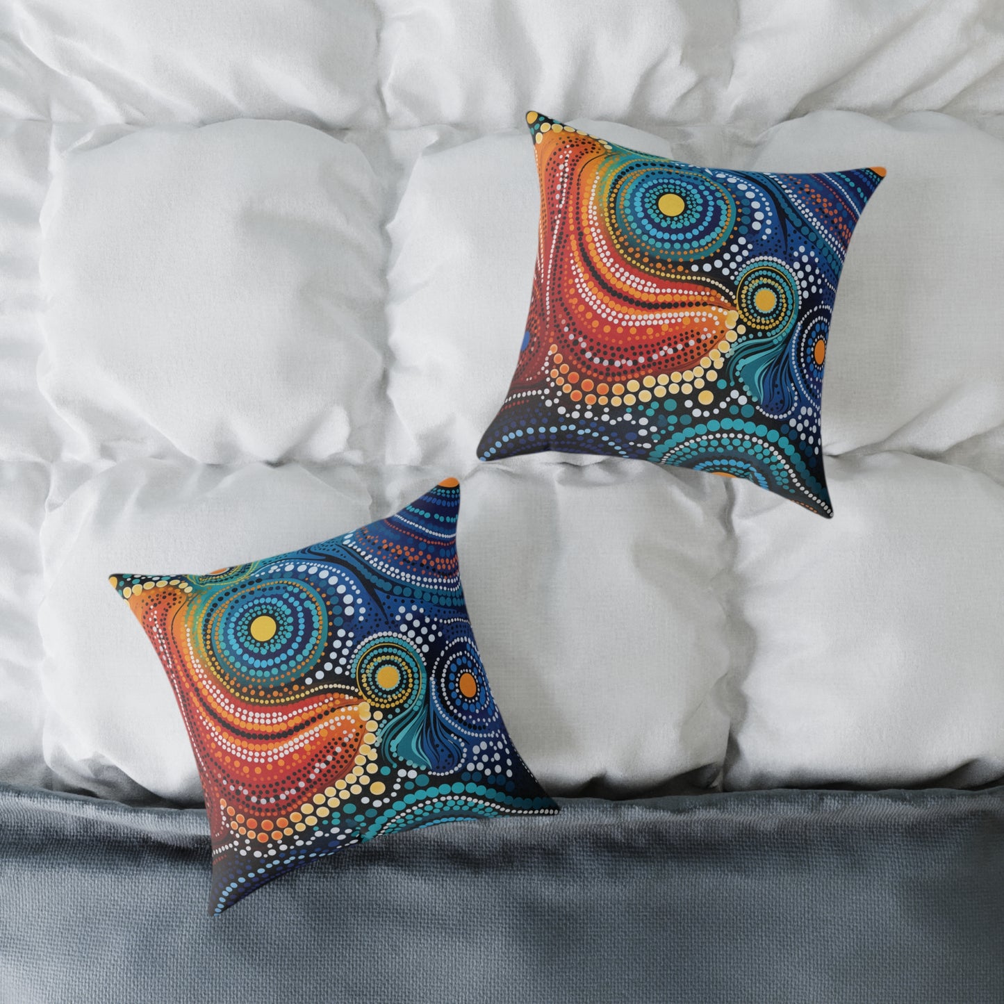 Square Poly Canvas Pillow