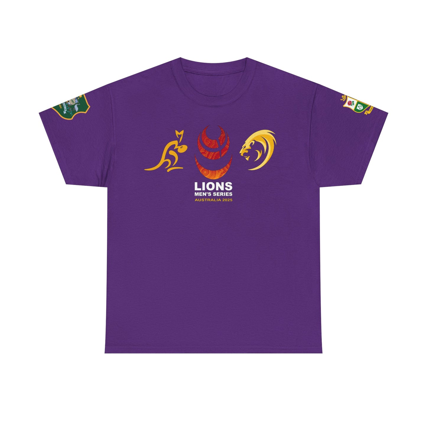 Lions Rugby Tour inspired Tee - Unisex Heavy Cotton T-Shirt - Design 2 (UK Distributor)