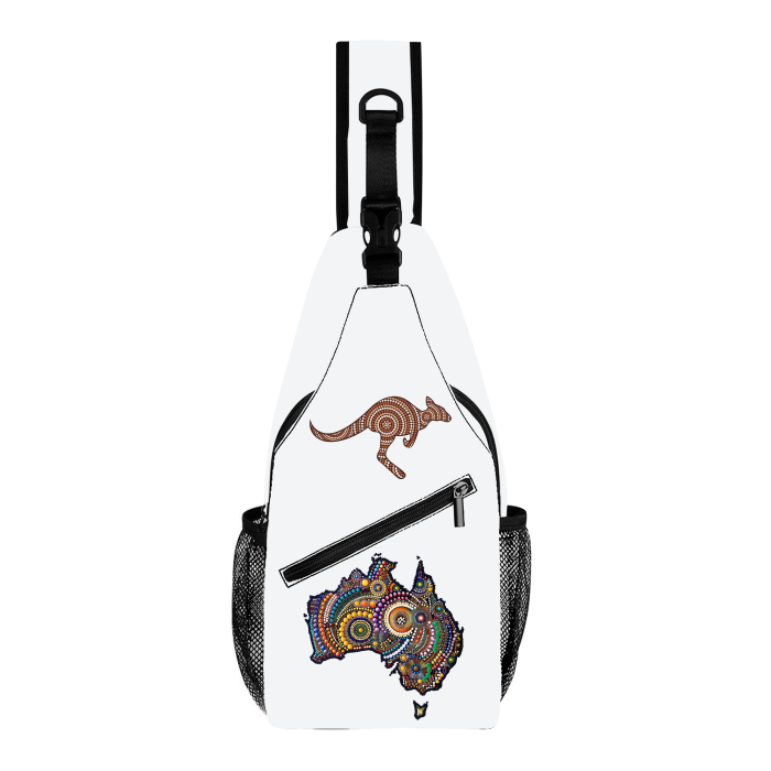 Streetwear All-Over Print Chest Bag