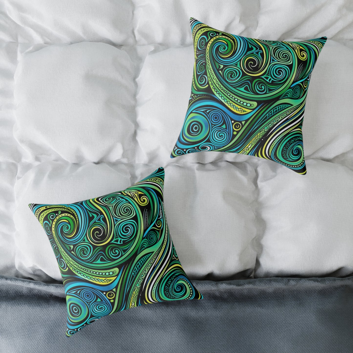 Square Poly Canvas Pillow