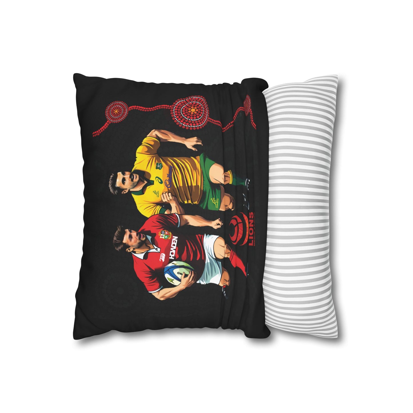 Lions Rugby Tour 2025 Collection - Square Poly Canvas Pillowcase