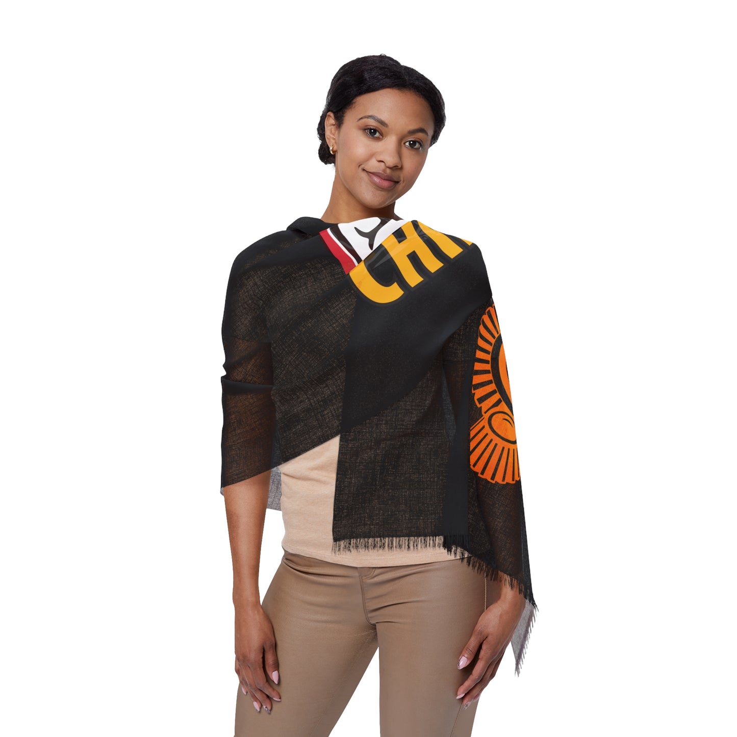 Gallagher Chiefs Light Scarf - Cozy Sports Ensemble, Perfect for Game Days, Gift for Fans, Cheer Accessories, Cold Weather Wear