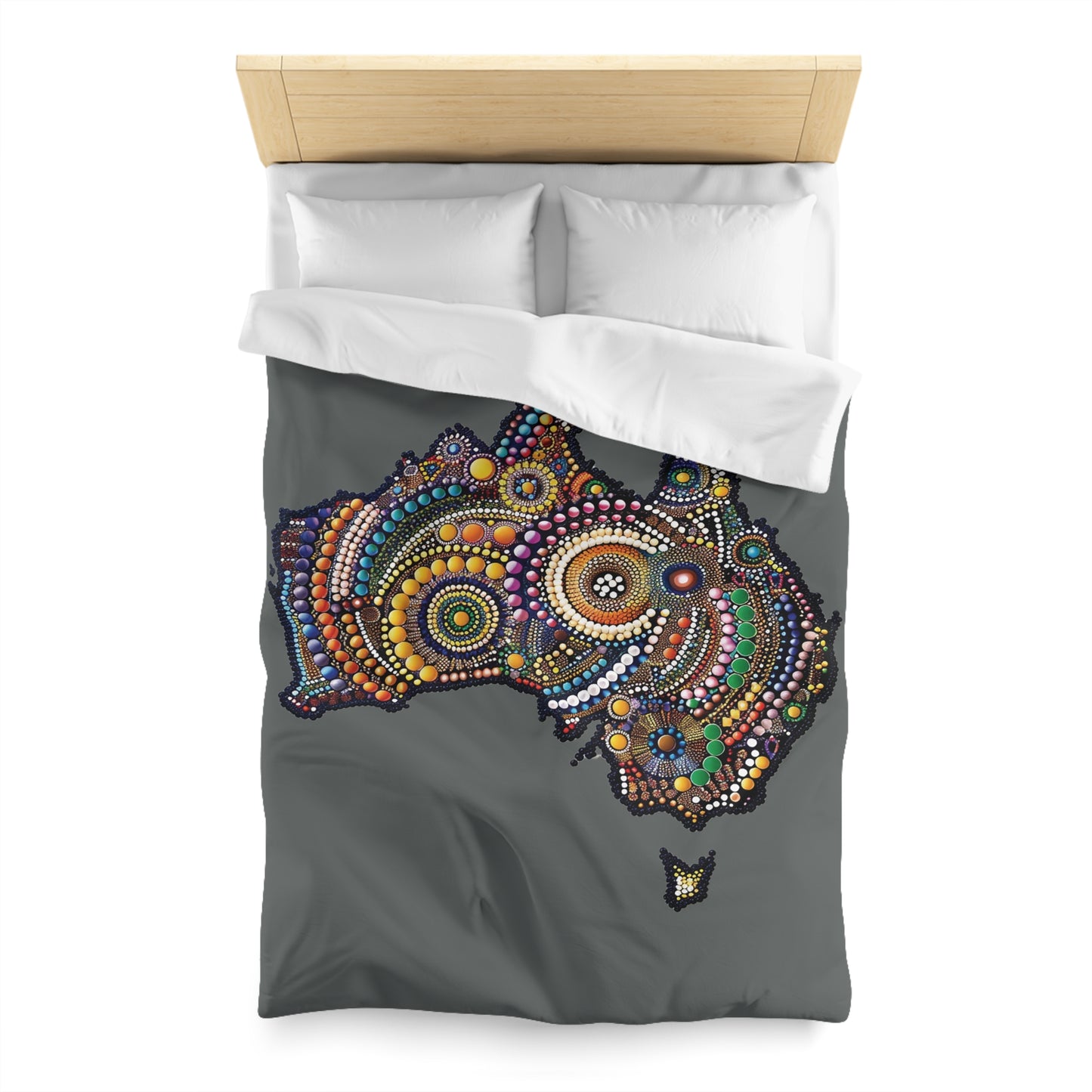 Australian Indigenous Inspired Microfiber Duvet Cover