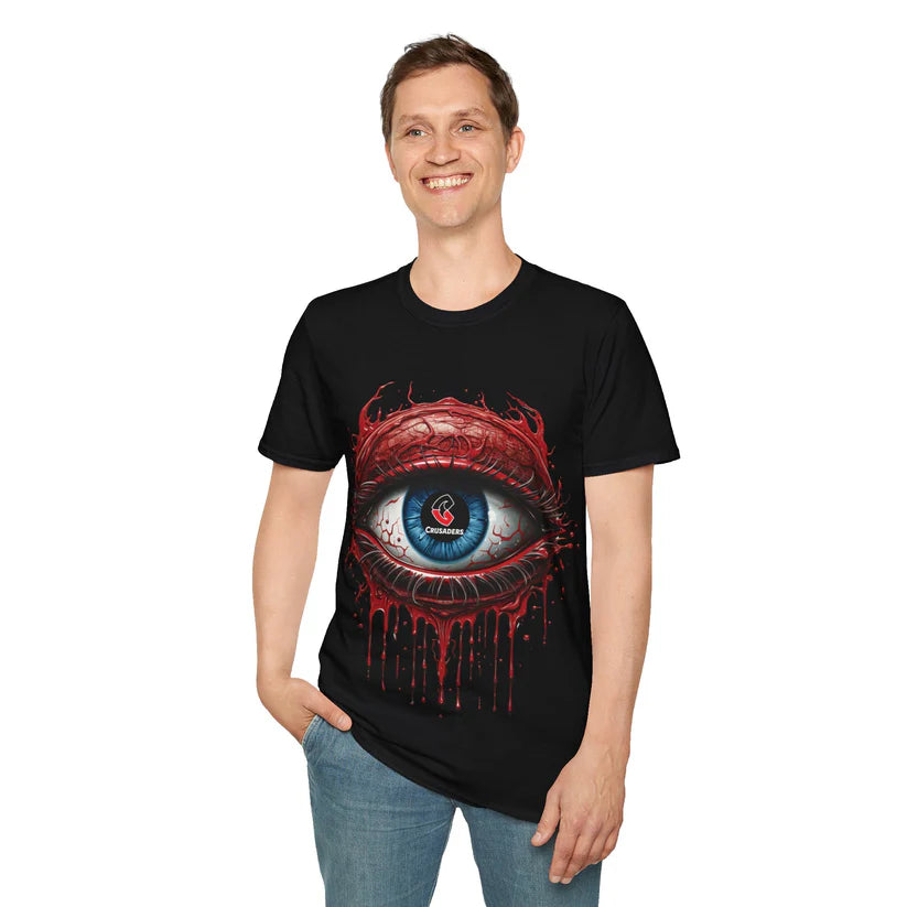 Canterbury Crusaders Eye Plain Crew Neck T-Shirt (made in-house)