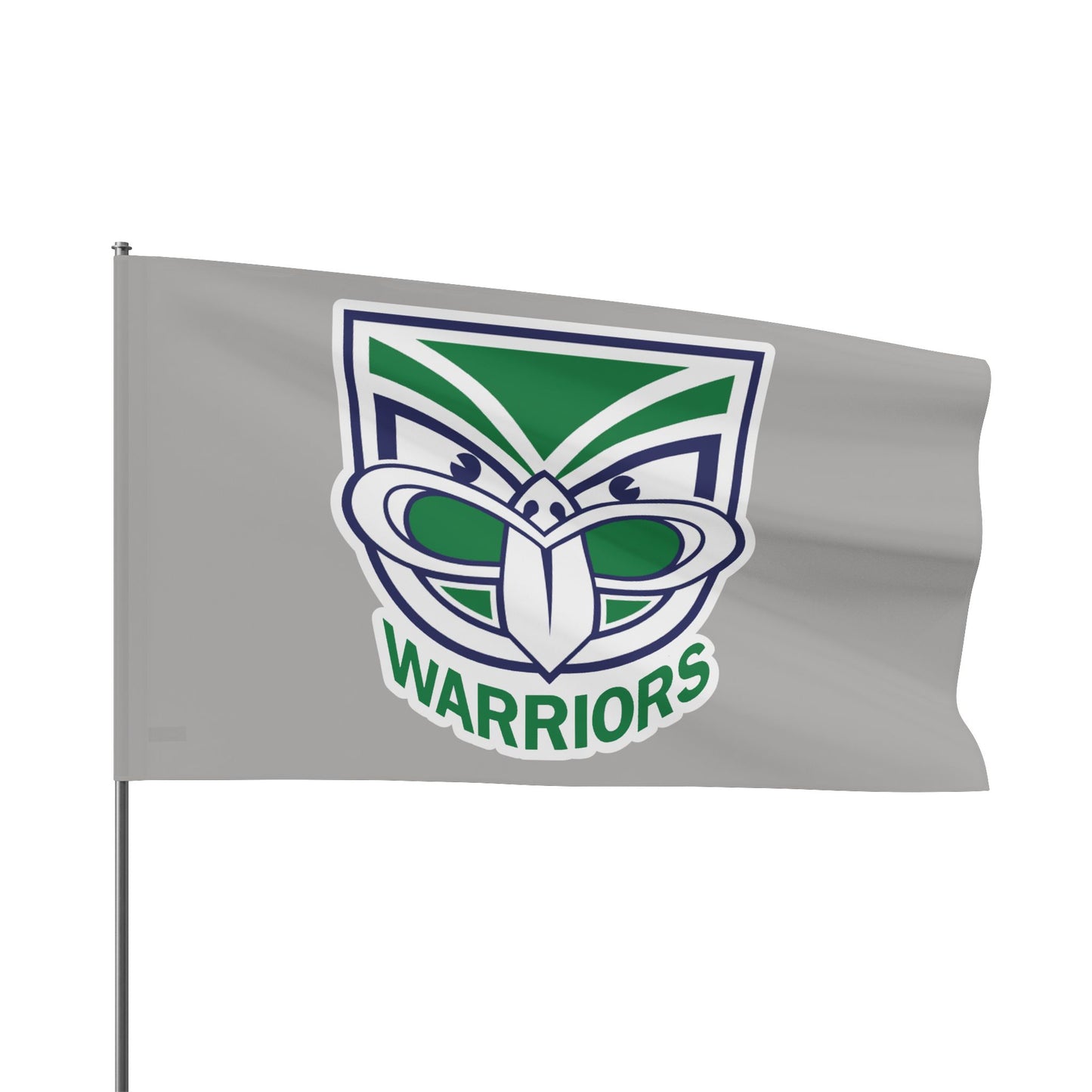 NZ Warriors Single Sided Light Grey Flag ( 3 sizes available)