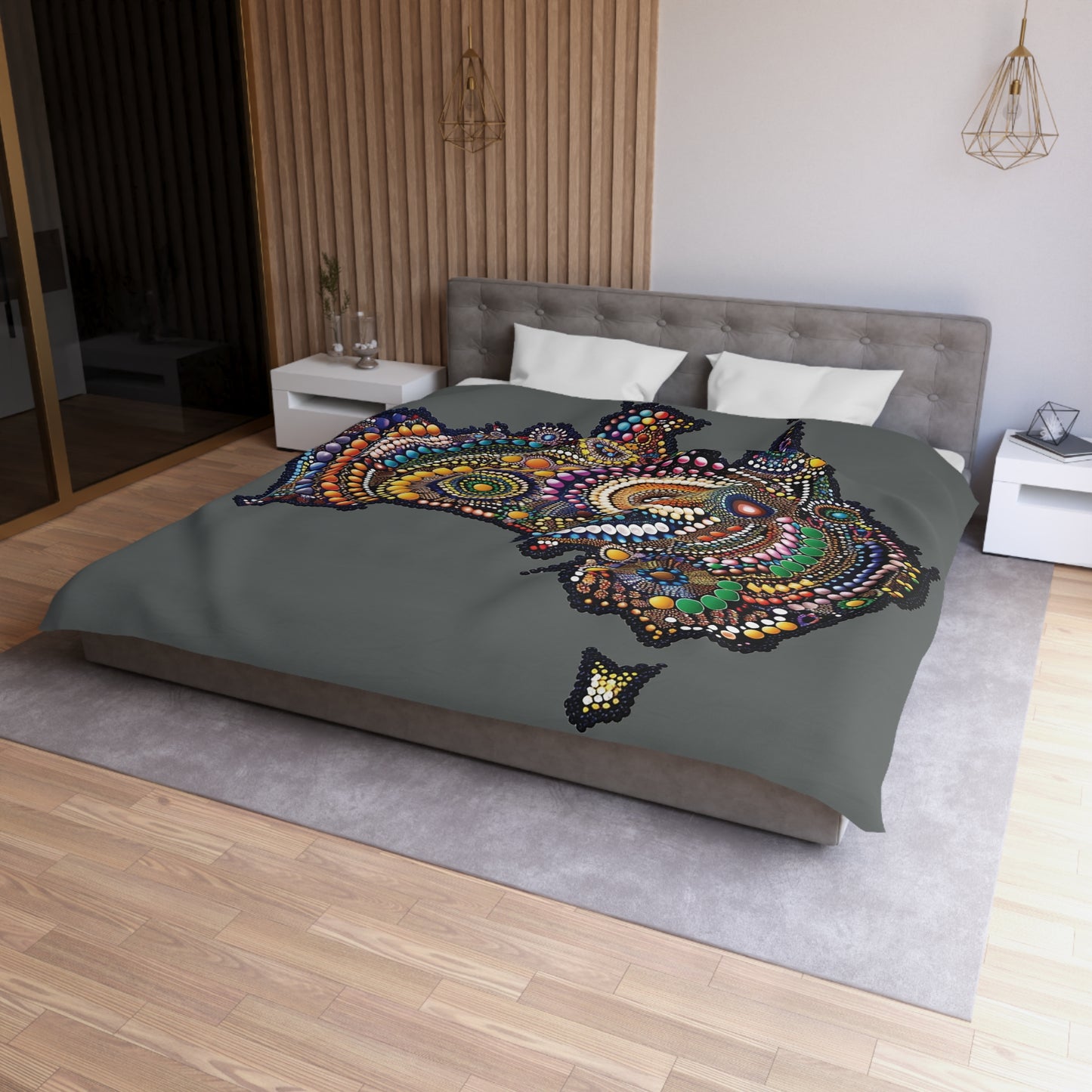 Australian Indigenous Inspired Microfiber Duvet Cover