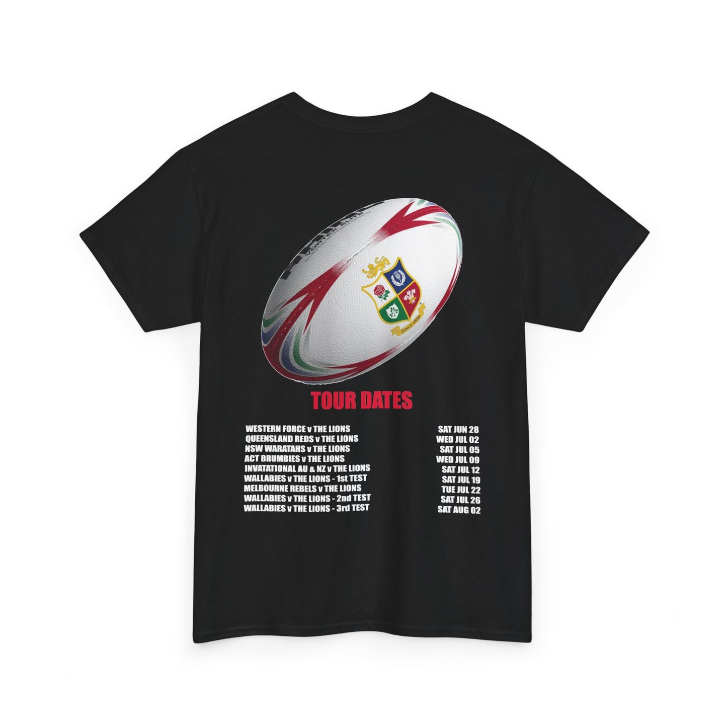 Lion's v Wallabies 2025 Unisex Heavy Cotton Tee.
