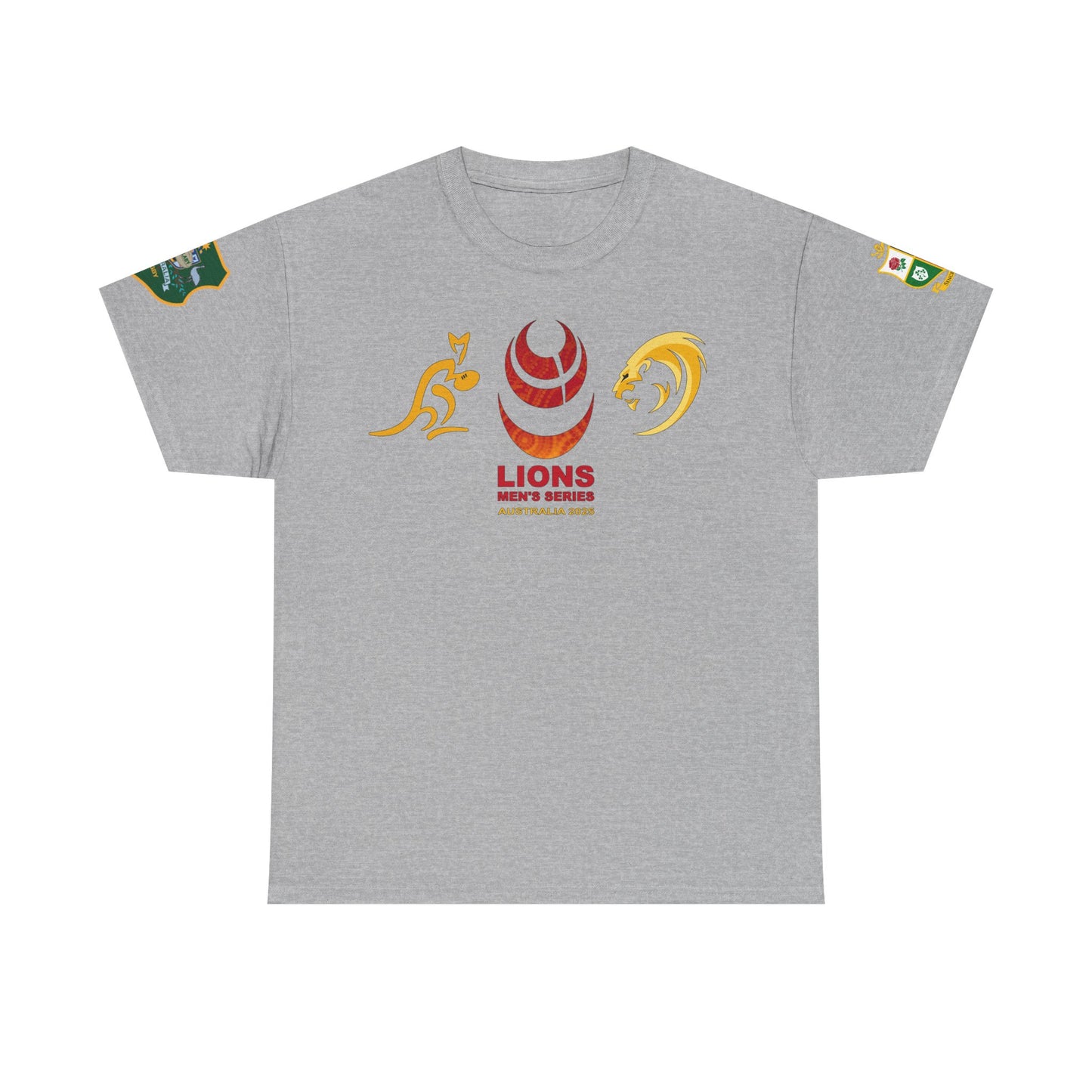Lions Rugby Tour inspired Tee - Unisex Heavy Cotton T-Shirt - Design 2 (UK Distributor)