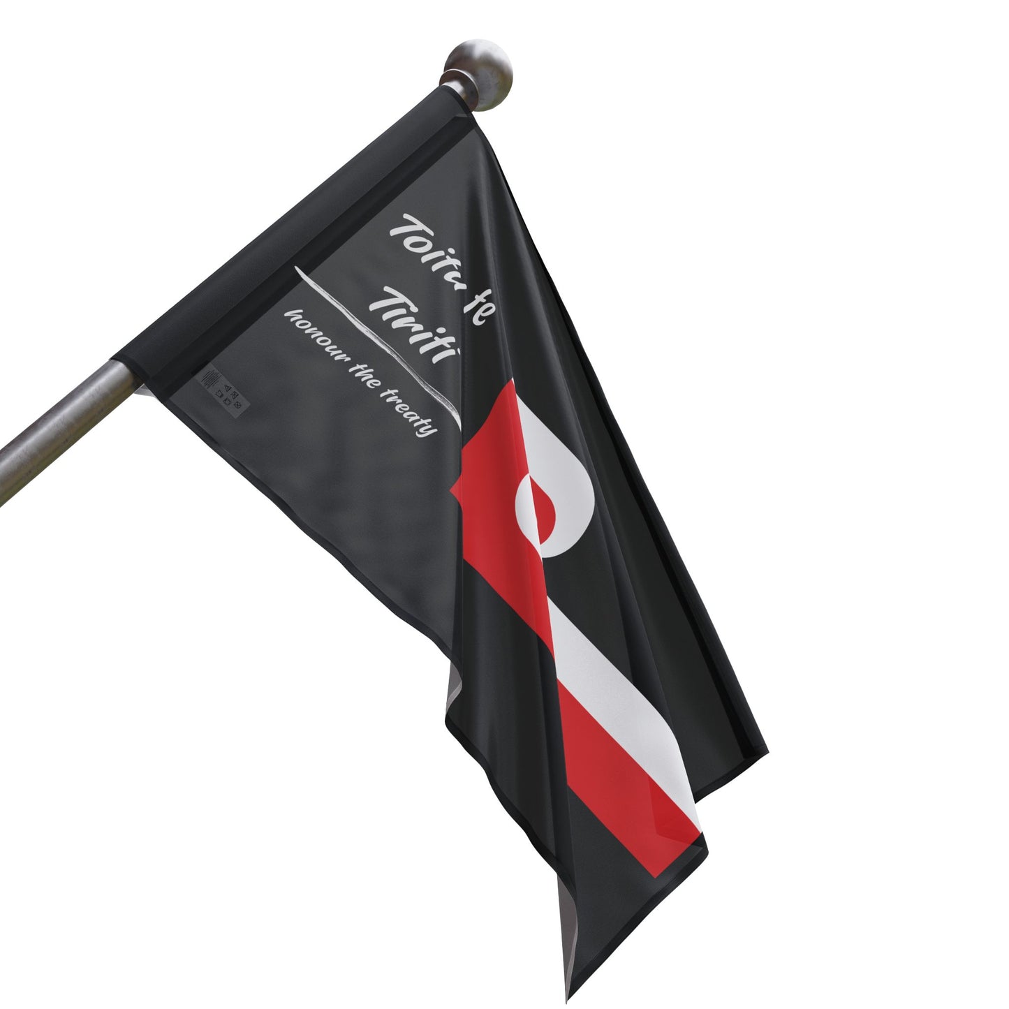 Tino Rangatiratanga & Toitu te Tiriti Single Sided Flag Ver 2 ( 3 sizes available)