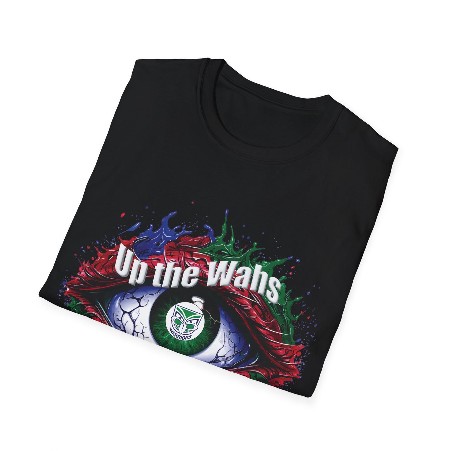 NZ Warriors - Up the Wahs -Supporters Eye - Unisex Softstyle T-Shirt