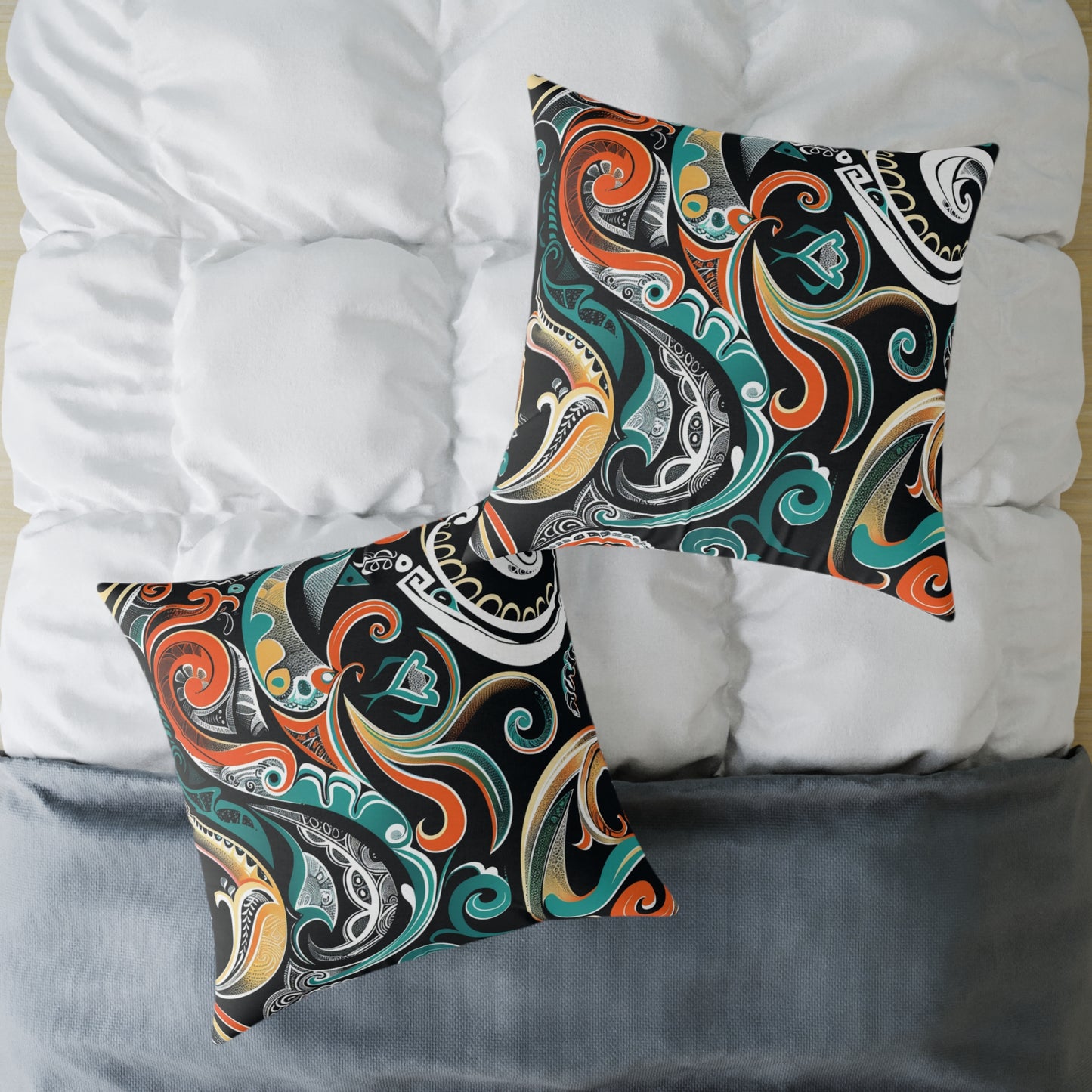 Square Poly Canvas Pillow