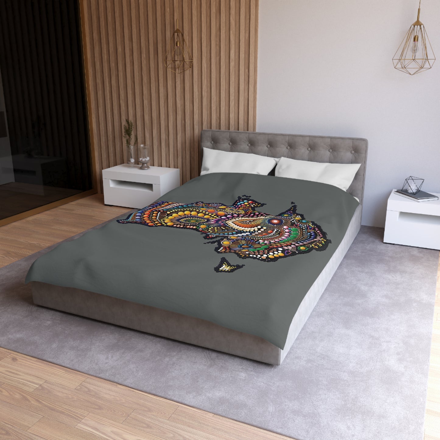Australian Indigenous Inspired Microfiber Duvet Cover