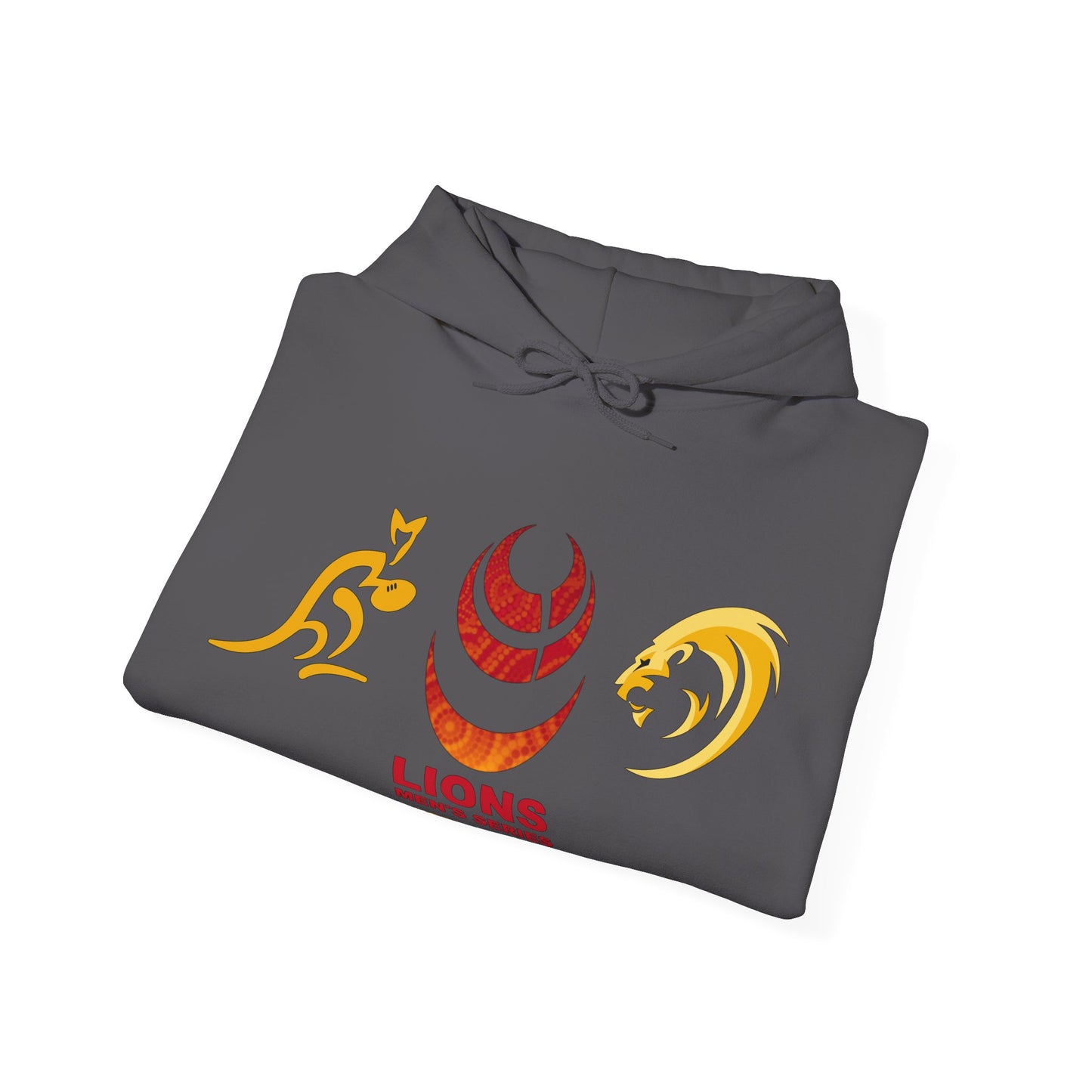 Lions Tour 2025 Rugby Legends Unisex Hooded Sweatshirt - Heavy Blend, Perfect for Sports Fans - Design 2 (UK distributor)