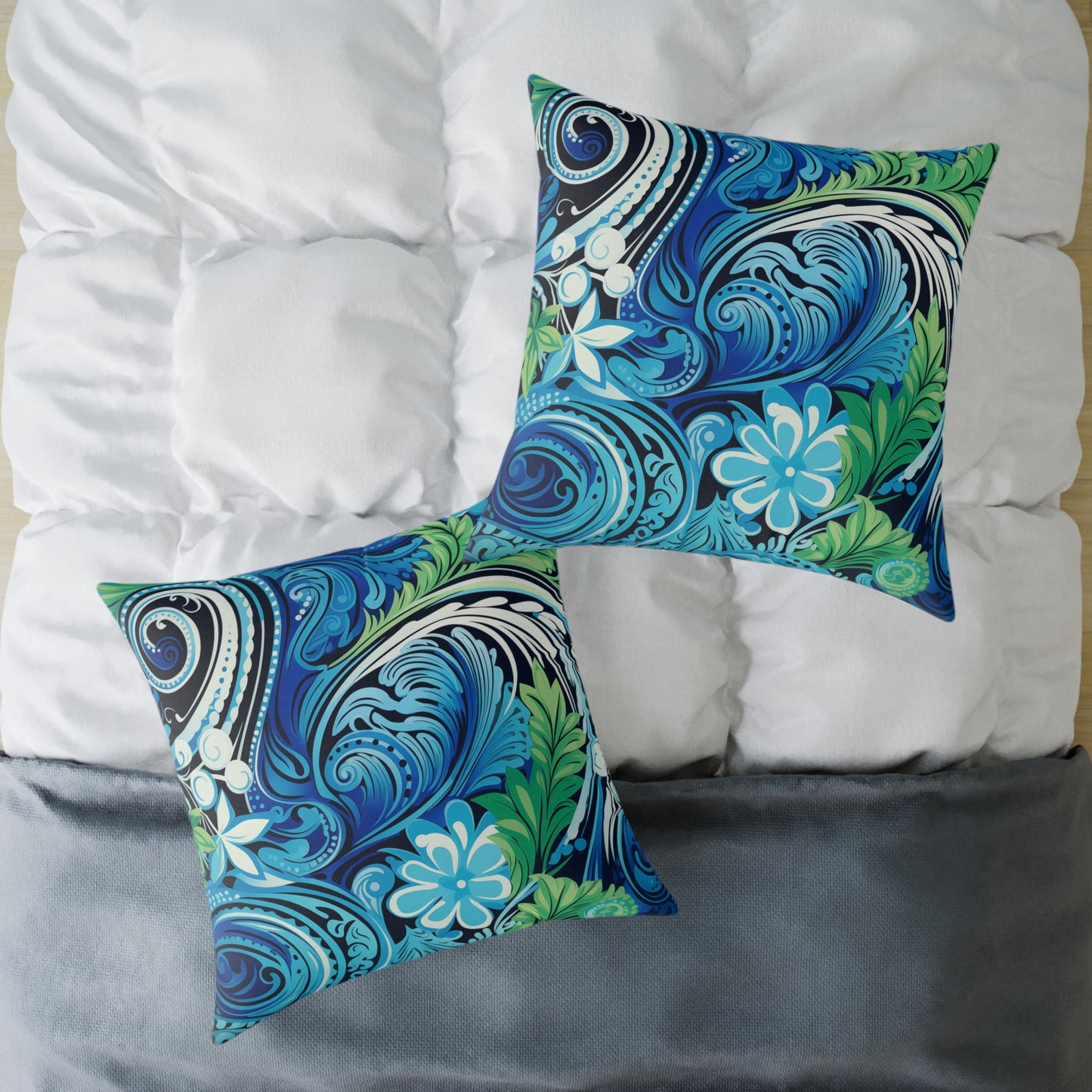 Square Poly Canvas Pillow