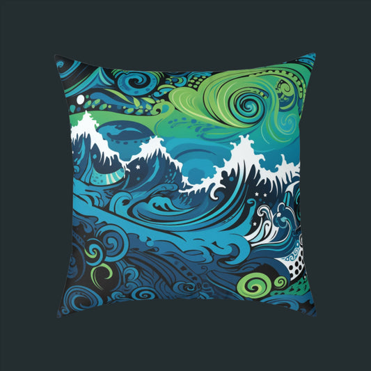 Square Poly Canvas Pillow
