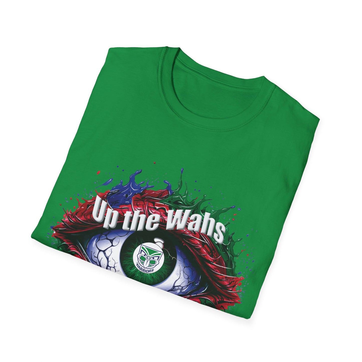 NZ Warriors - Up the Wahs -Supporters Eye - Unisex Softstyle T-Shirt