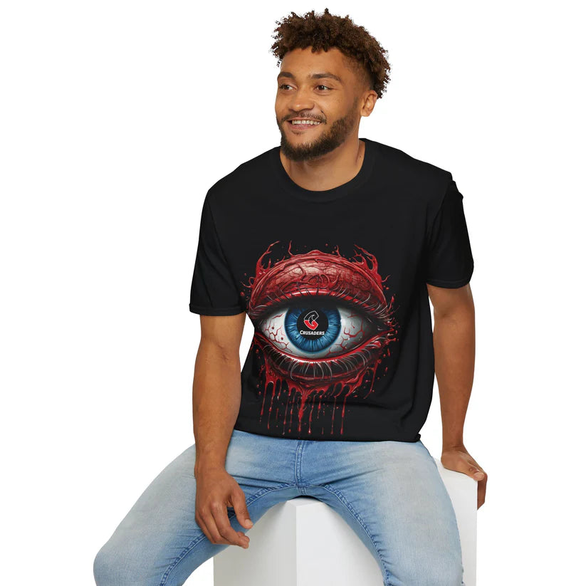 Canterbury Crusaders Eye Plain Crew Neck T-Shirt (made in-house)