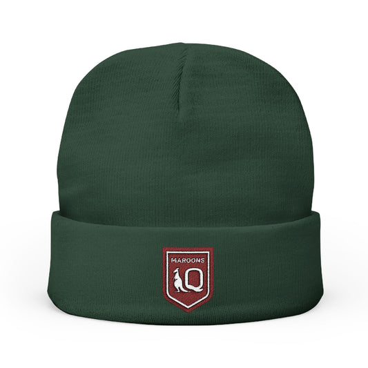Knit Beanie (Embroidery) - Queensland State of Origin