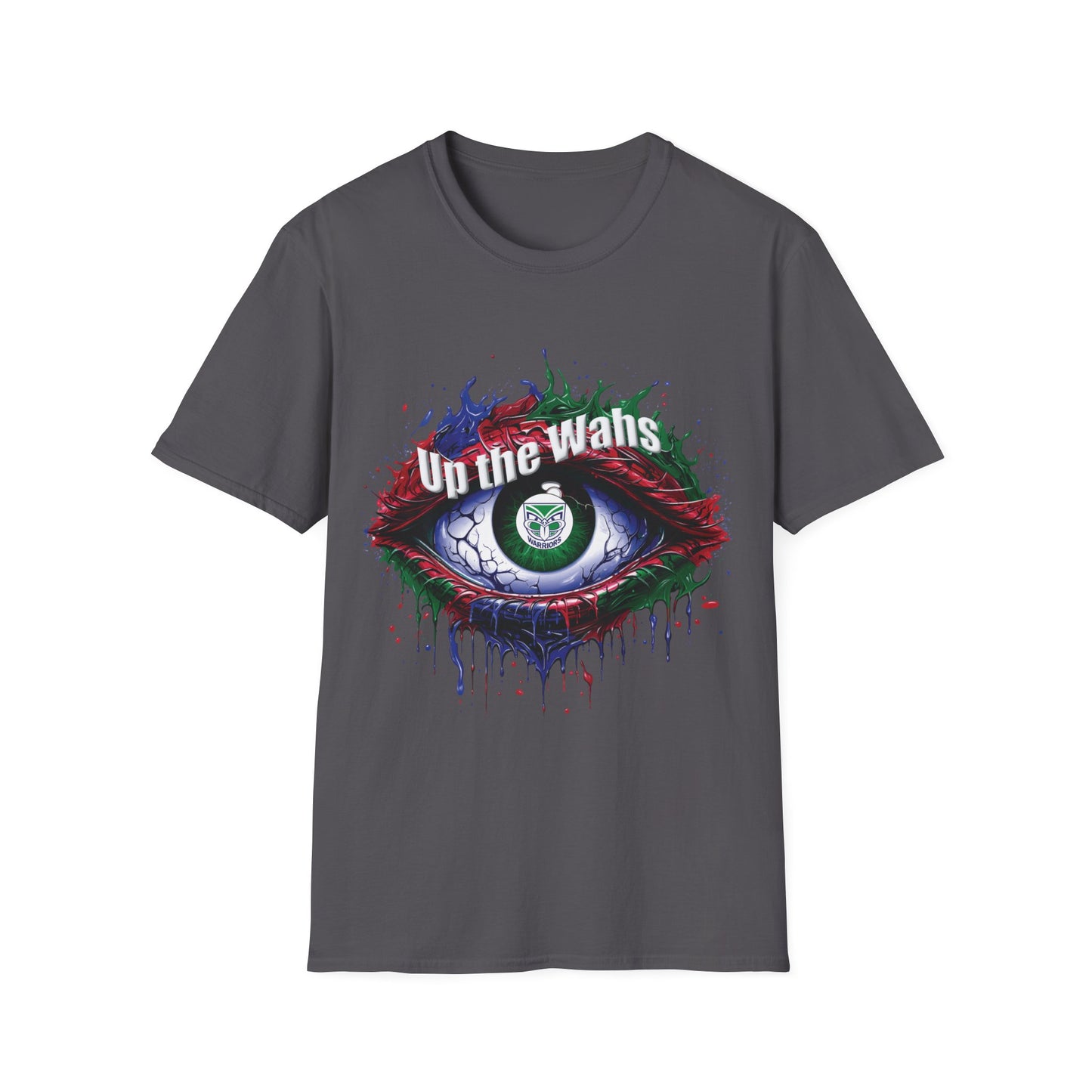 NZ Warriors - Up the Wahs -Supporters Eye - Unisex Softstyle T-Shirt
