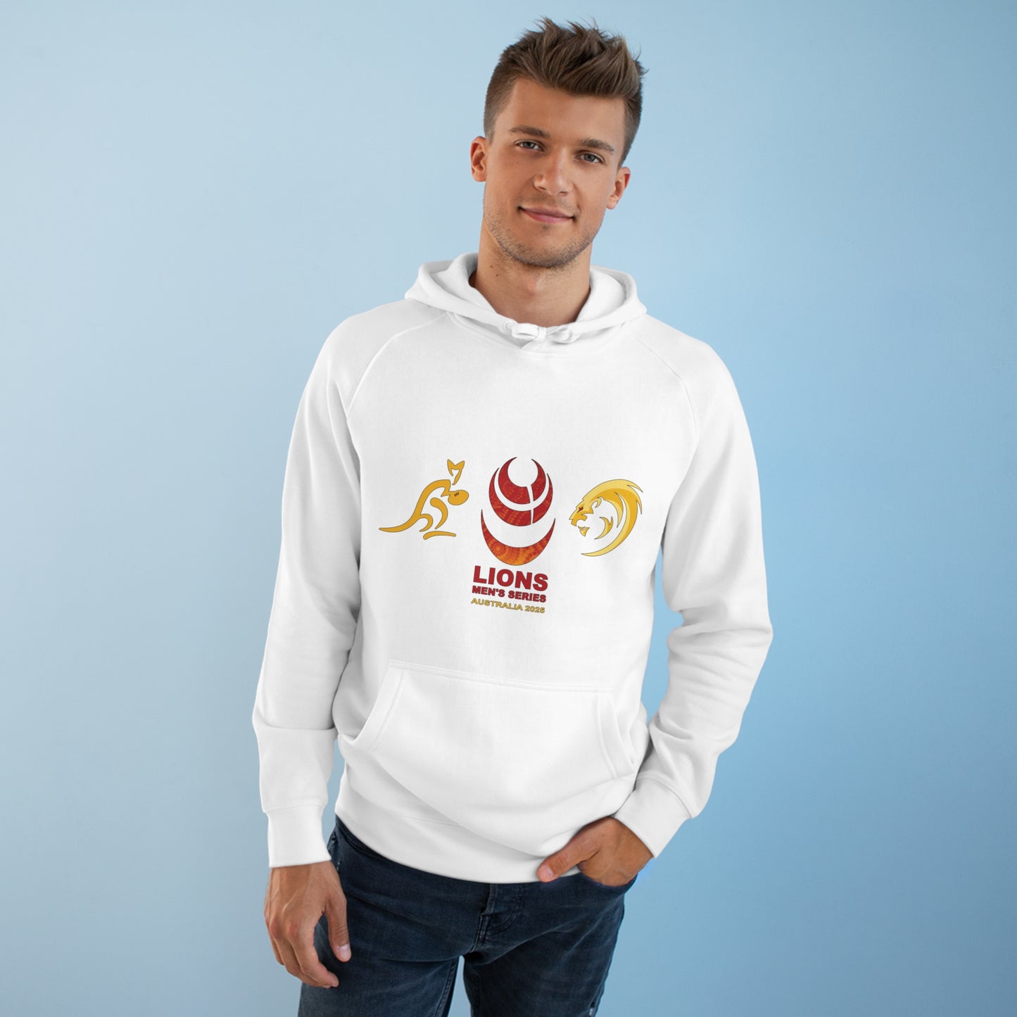 Lions Tour 2025 High Quality Unisex Supply Hoodie (available in Black, Red & White)