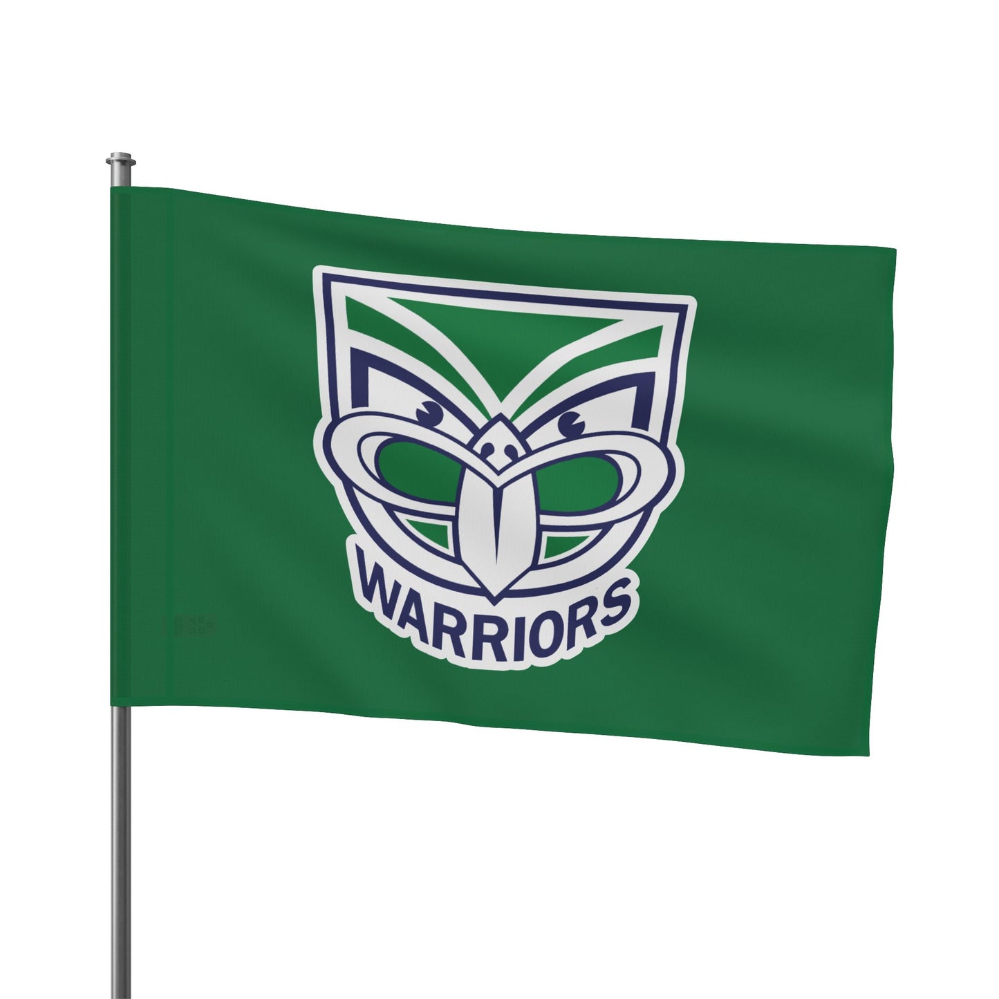 NZ Warriors Single Sided Dark Green Flag ( 3 sizes available)