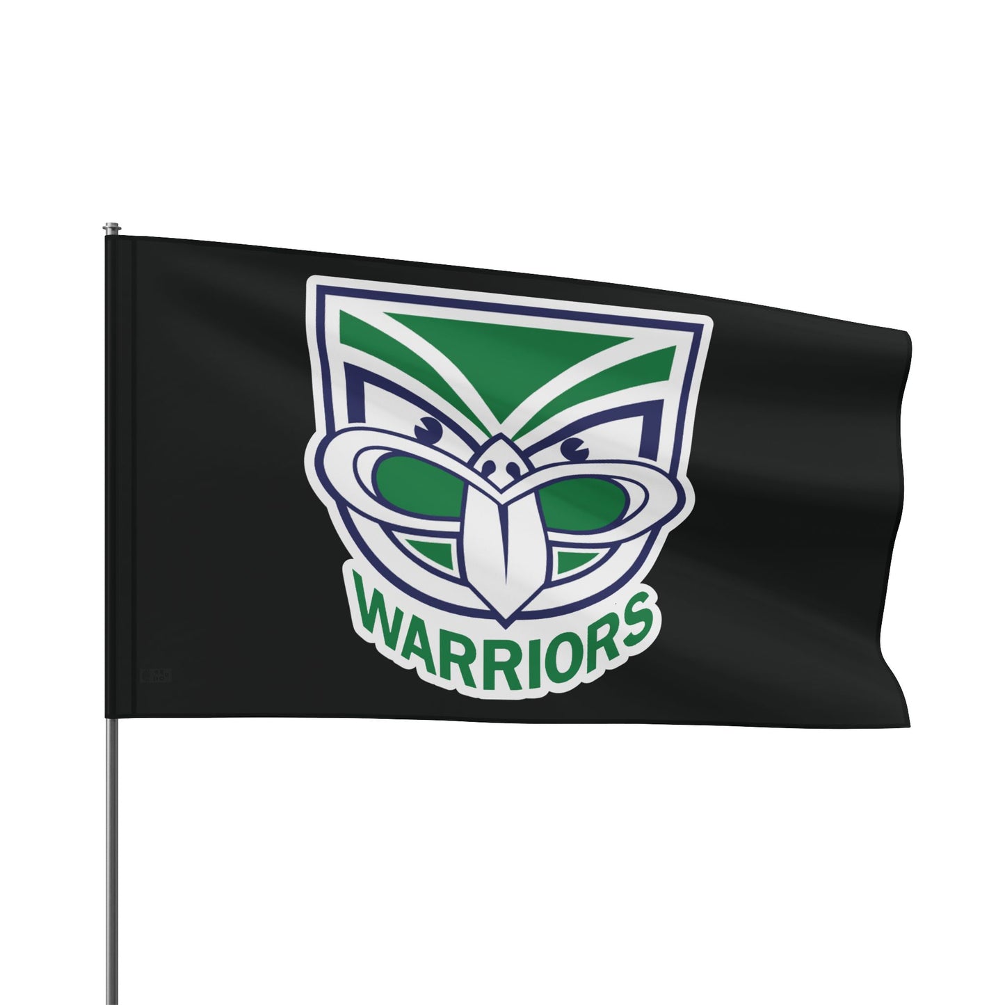 NZ Warriors Single Sided Black Flag ( 3 sizes available)
