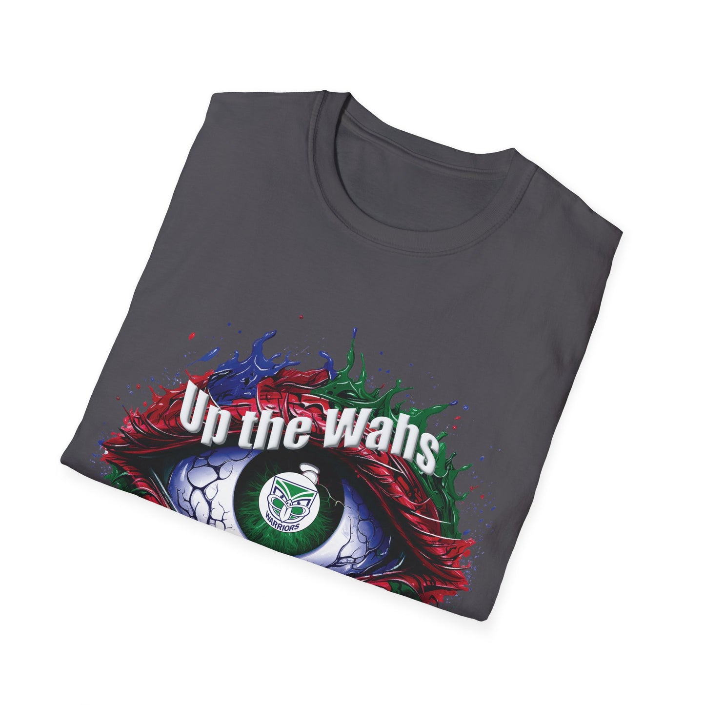 NZ Warriors - Up the Wahs -Supporters Eye - Unisex Softstyle T-Shirt