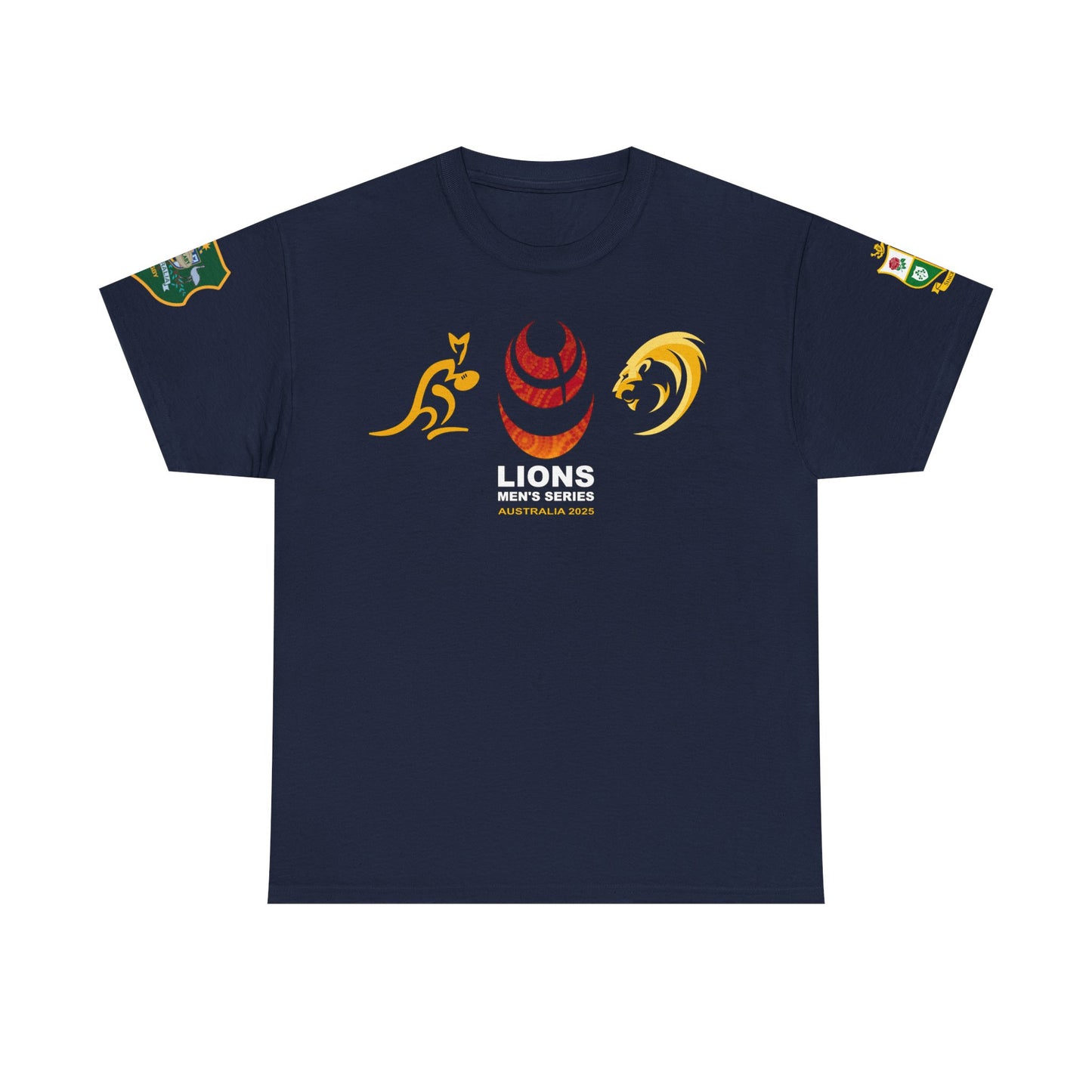 Lions Rugby Tour inspired Tee - Unisex Heavy Cotton T-Shirt - Design 2 (UK Distributor)