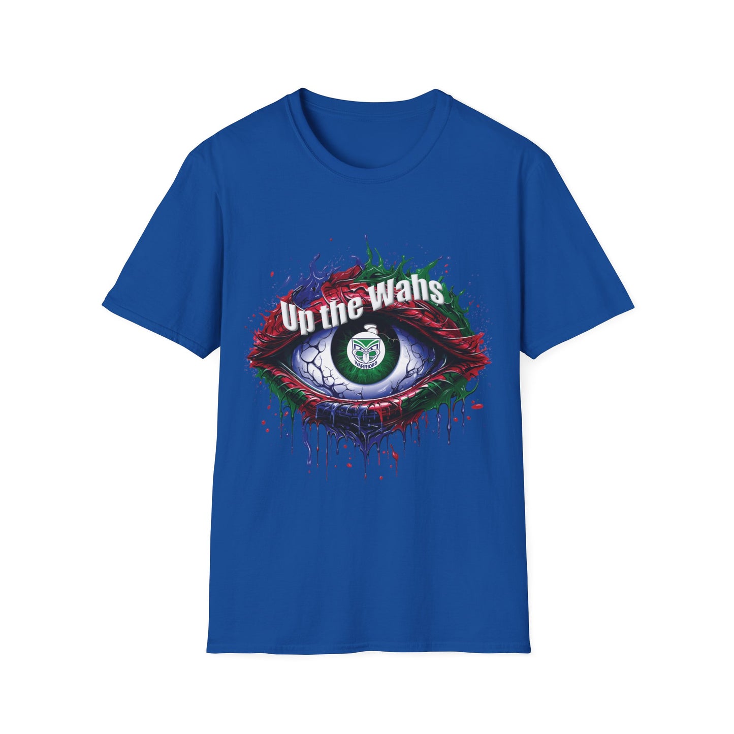 NZ Warriors - Up the Wahs -Supporters Eye - Unisex Softstyle T-Shirt