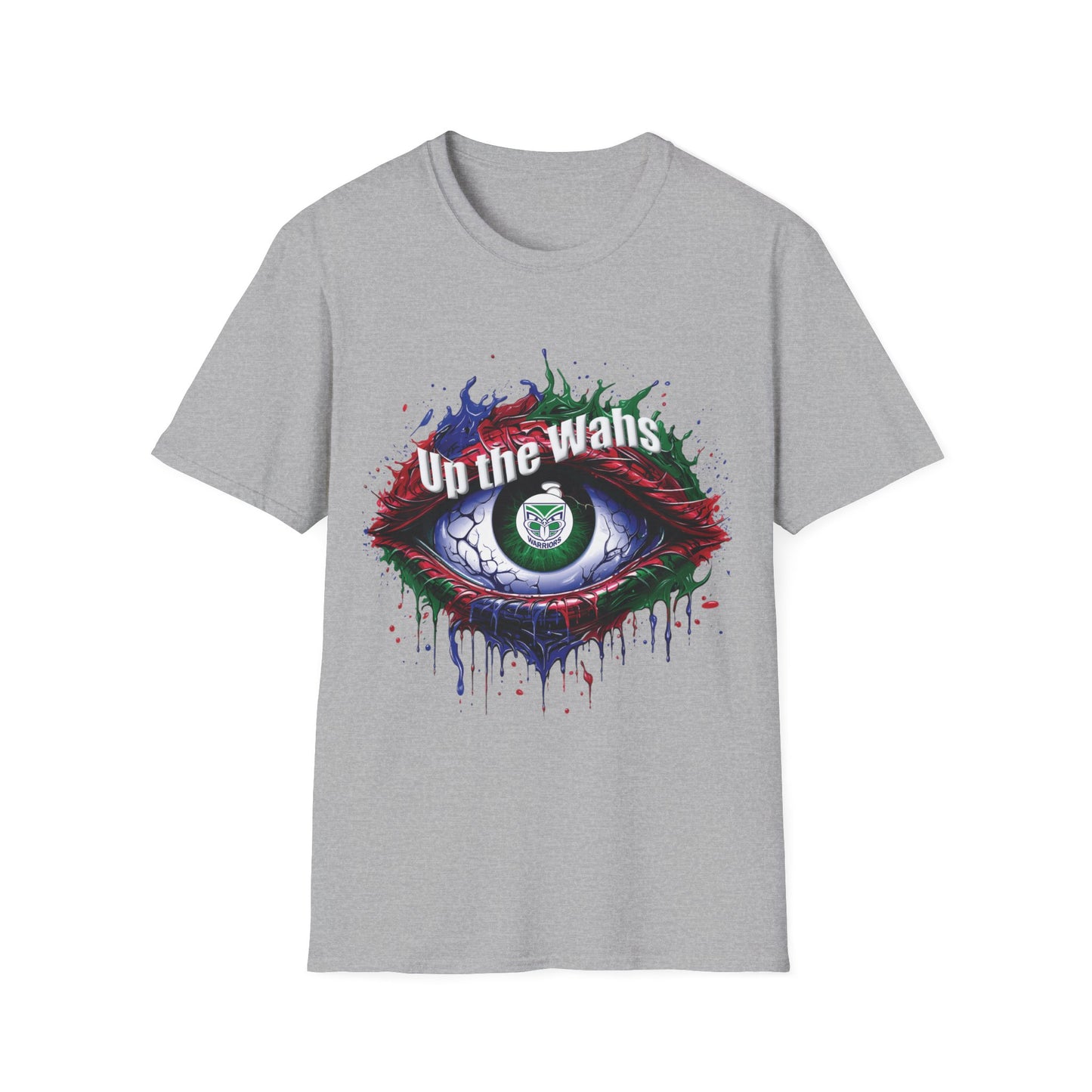 NZ Warriors - Up the Wahs -Supporters Eye - Unisex Softstyle T-Shirt