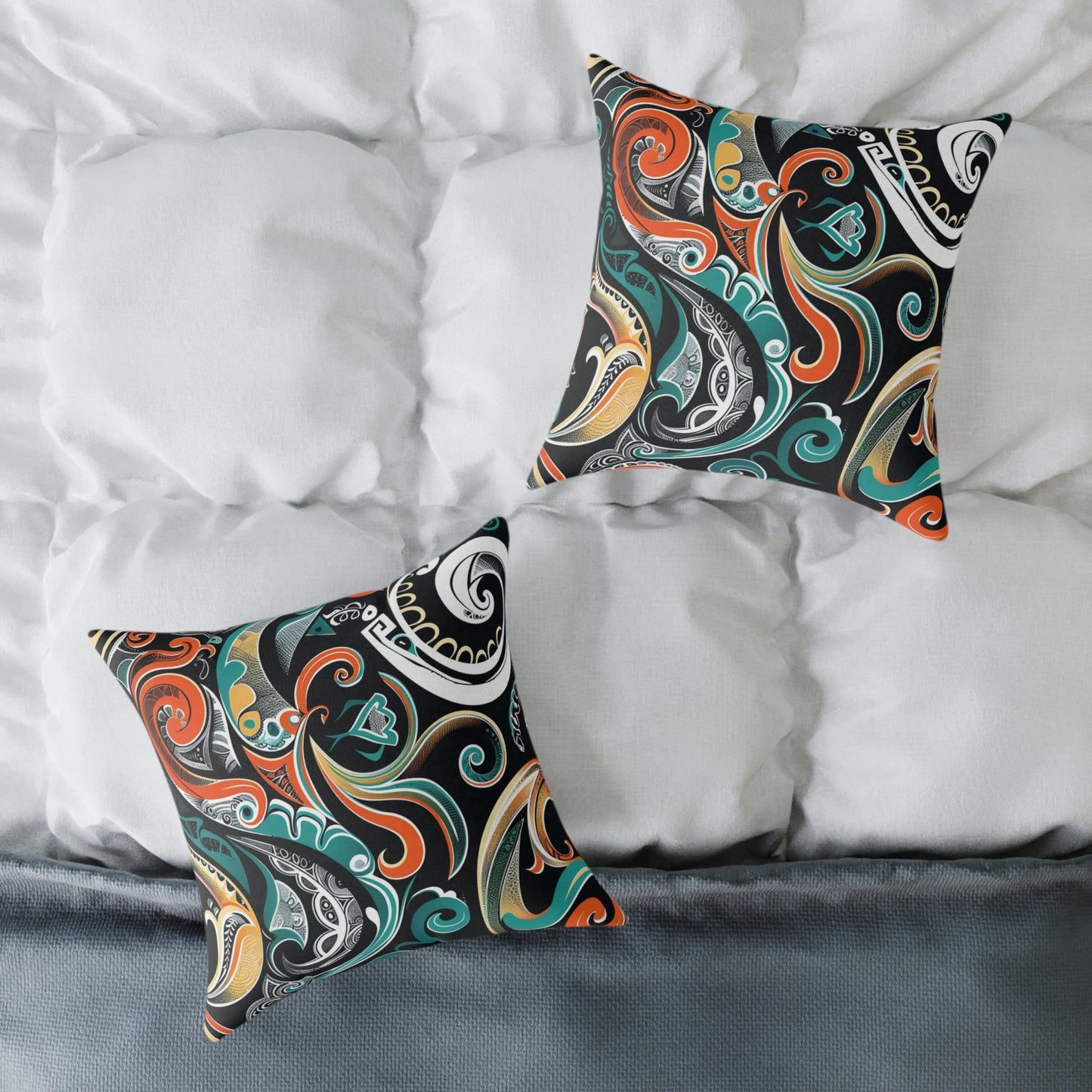 Square Poly Canvas Pillow