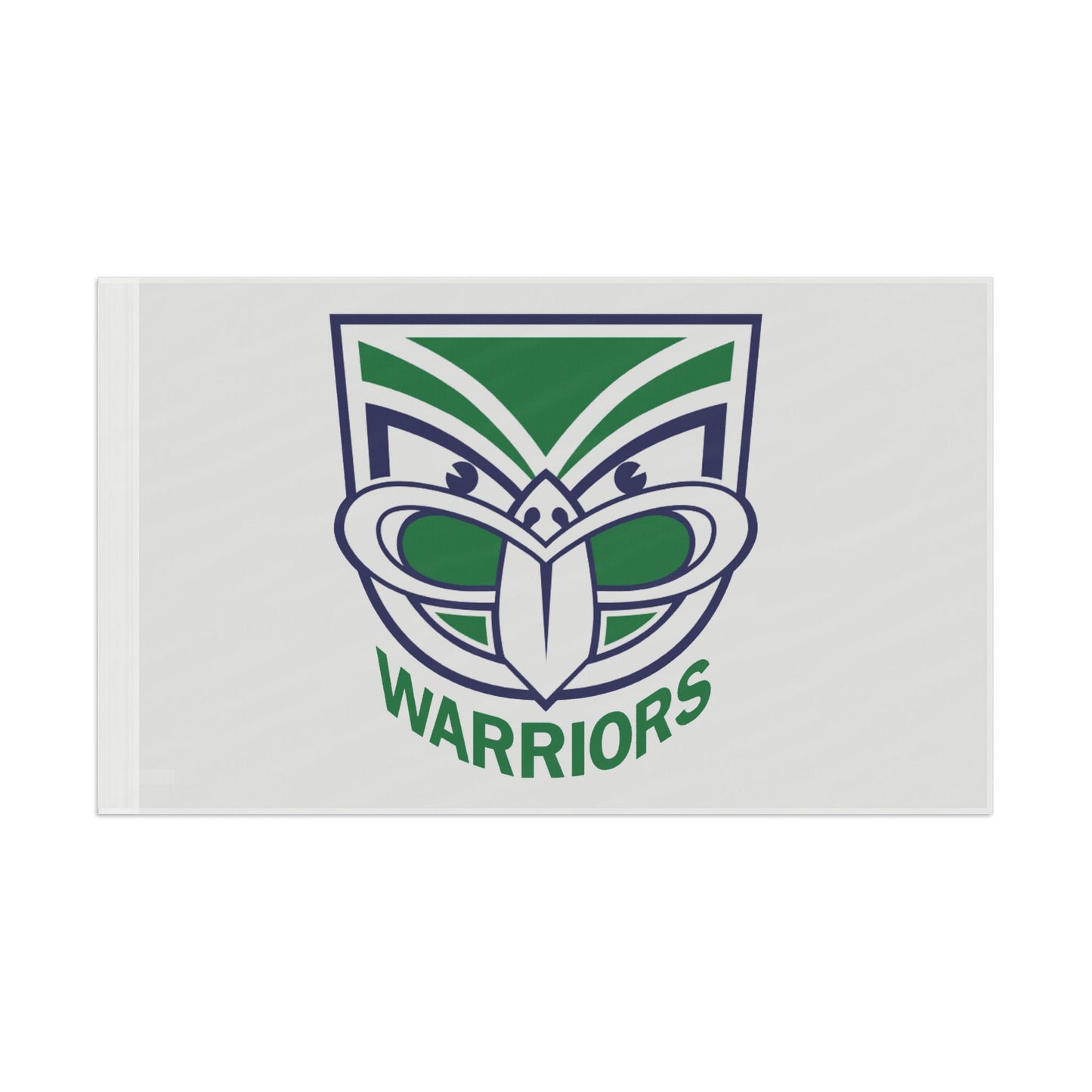 NZ Warriors Single Sided White Flag ( 3 sizes available)