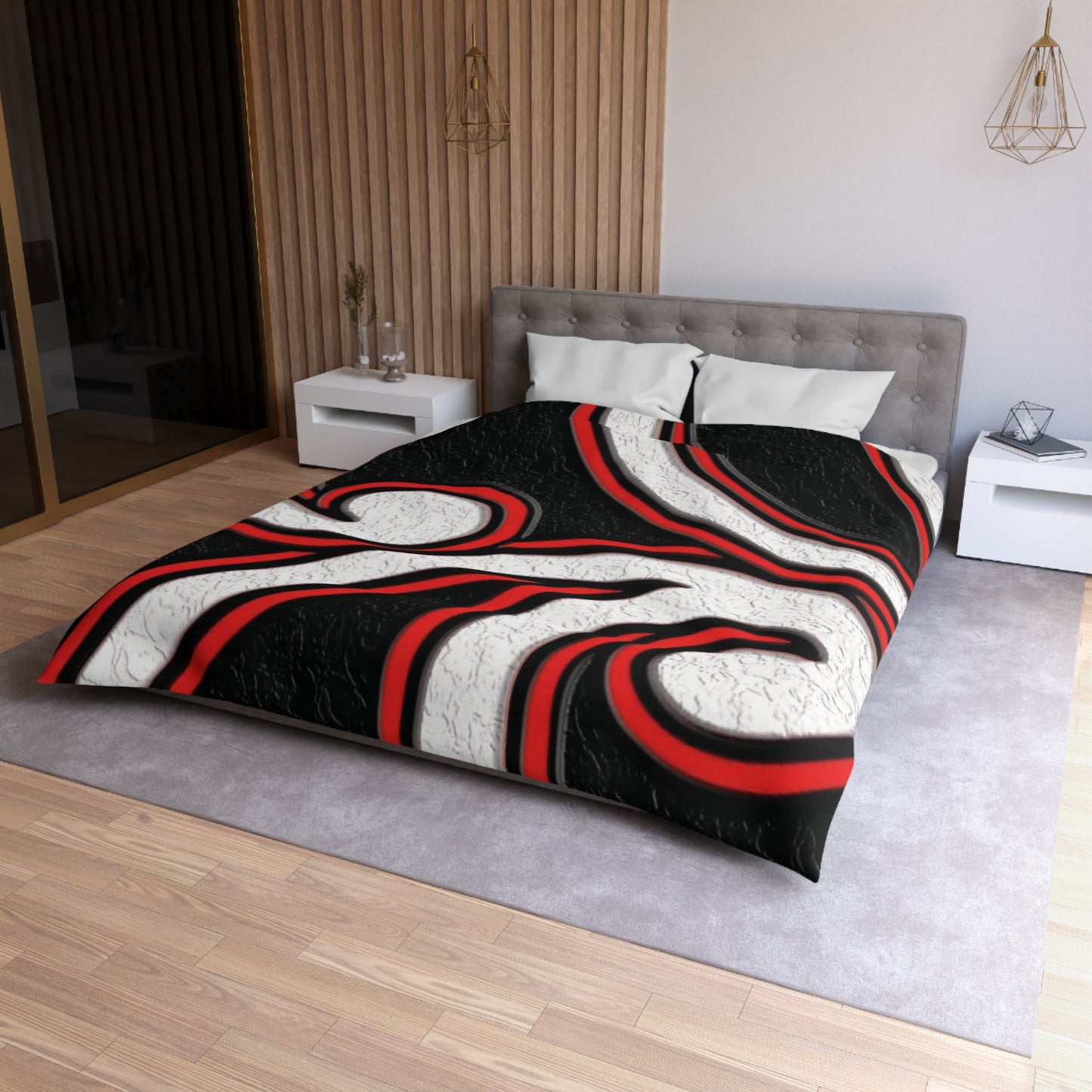 Maori Koru Inspired Microfiber Duvet Cover