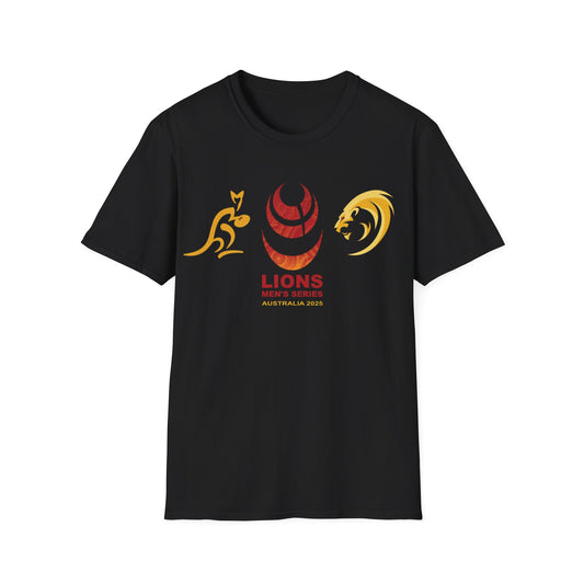 Lion's v Wallabies 2025 Tour Unisex Softstyle T-Shirt
