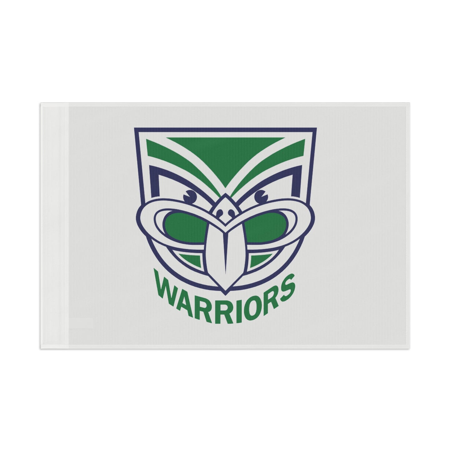 NZ Warriors Single Sided White Flag ( 3 sizes available)