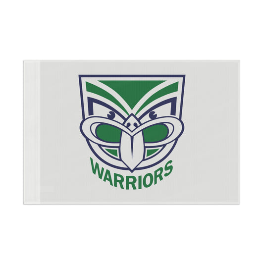 NZ Warriors Single Sided White Flag ( 3 sizes available)