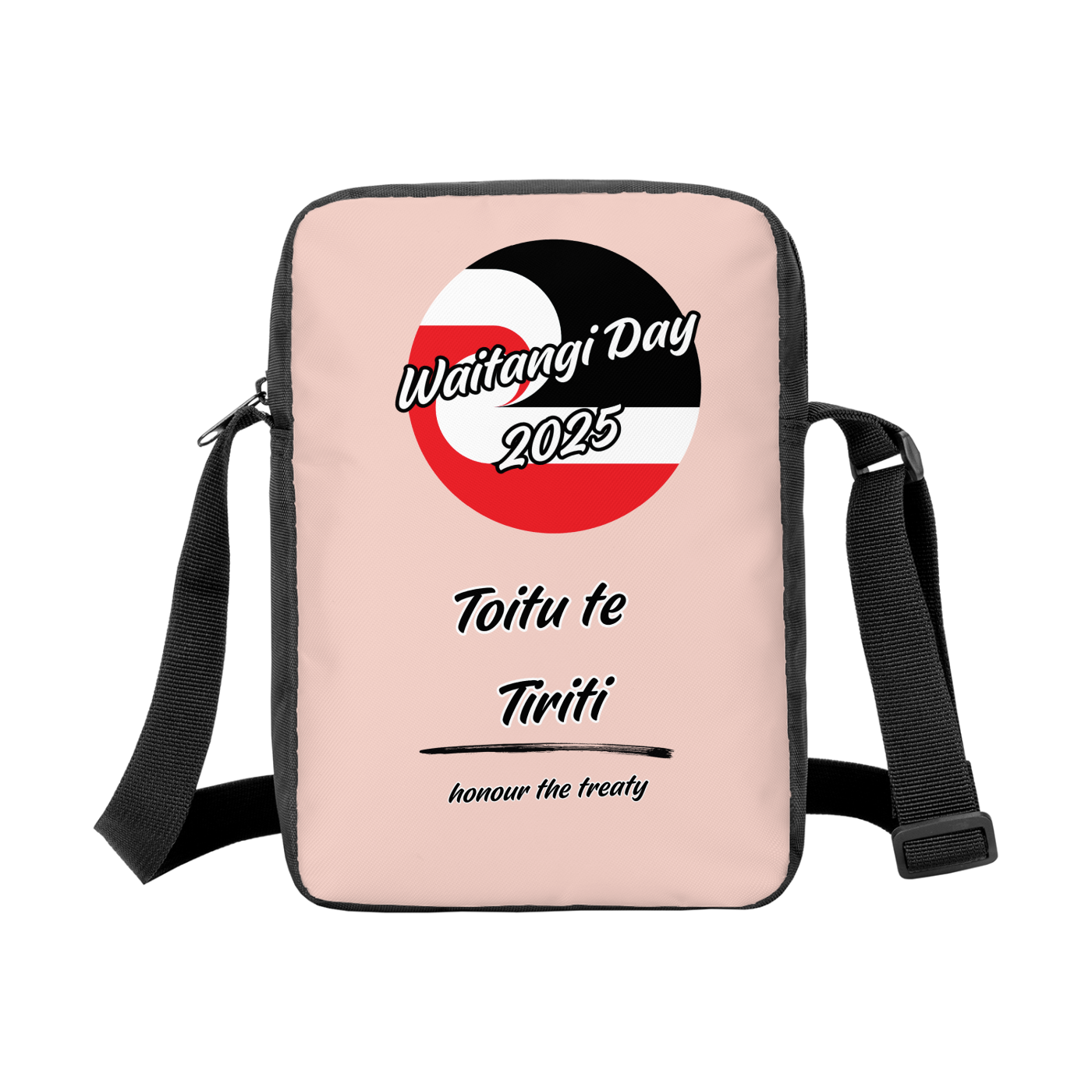 All-Over Print Mini Minimalist Crossbody Bag - Toitu te Tiriti - Waitangi Day 2025