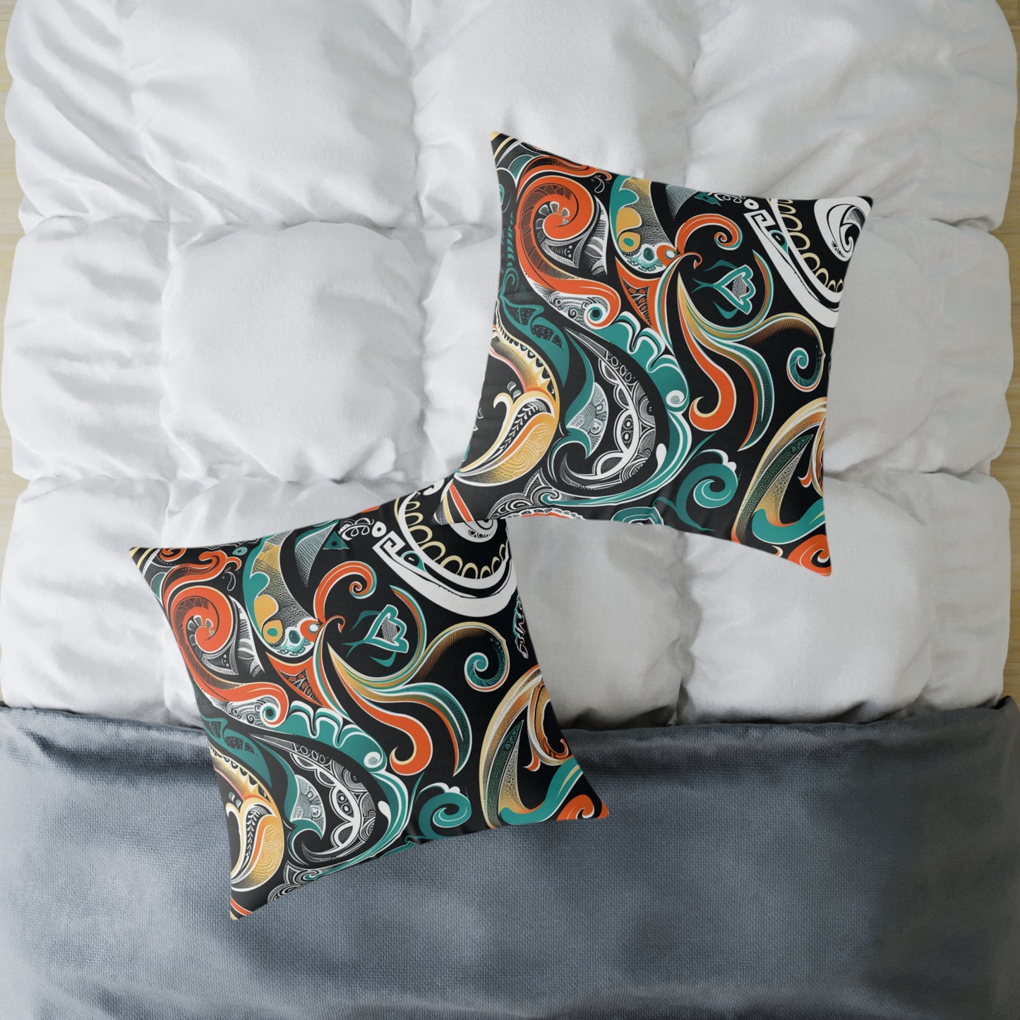 Square Poly Canvas Pillow