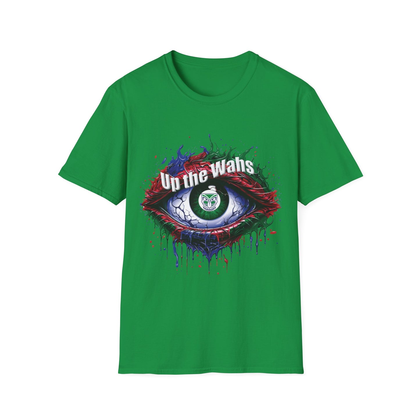 NZ Warriors - Up the Wahs -Supporters Eye - Unisex Softstyle T-Shirt