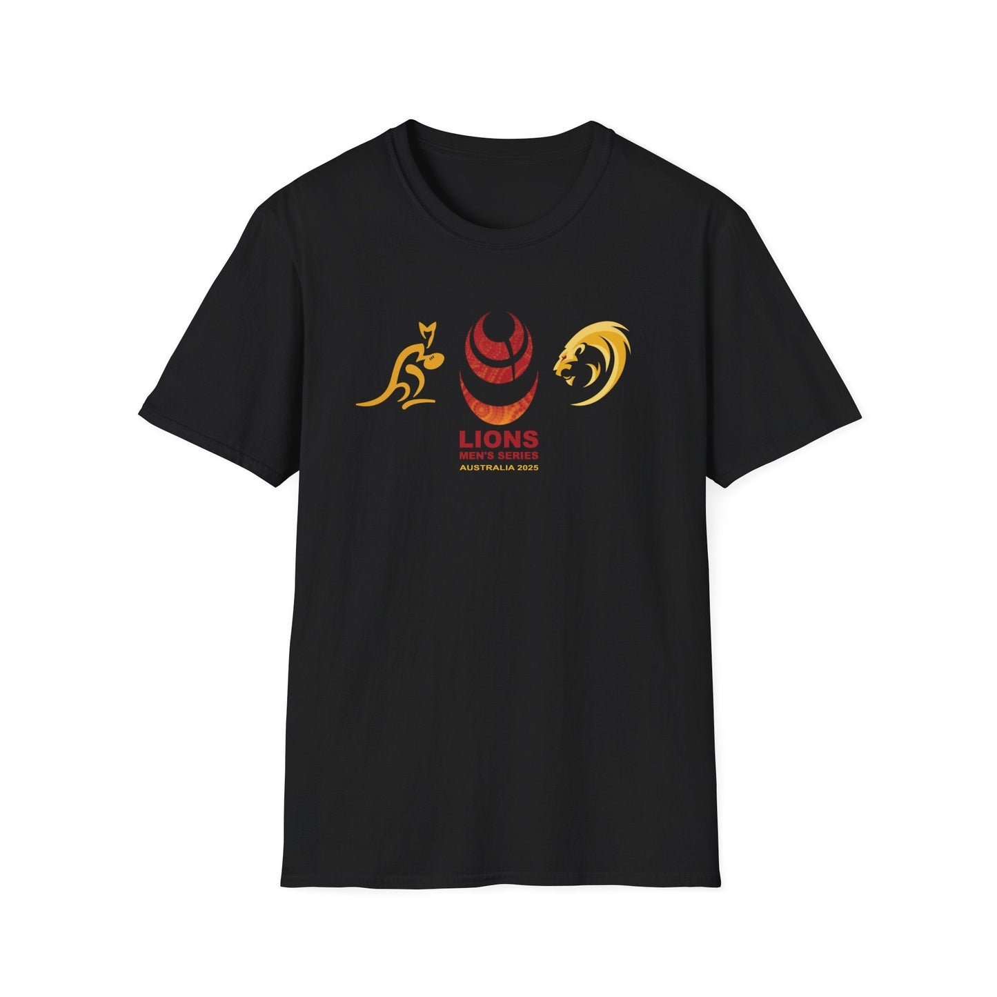 Lion's v Wallabies 2025 Tour Plain Crew Neck T-Shirt (Fully customisable)
