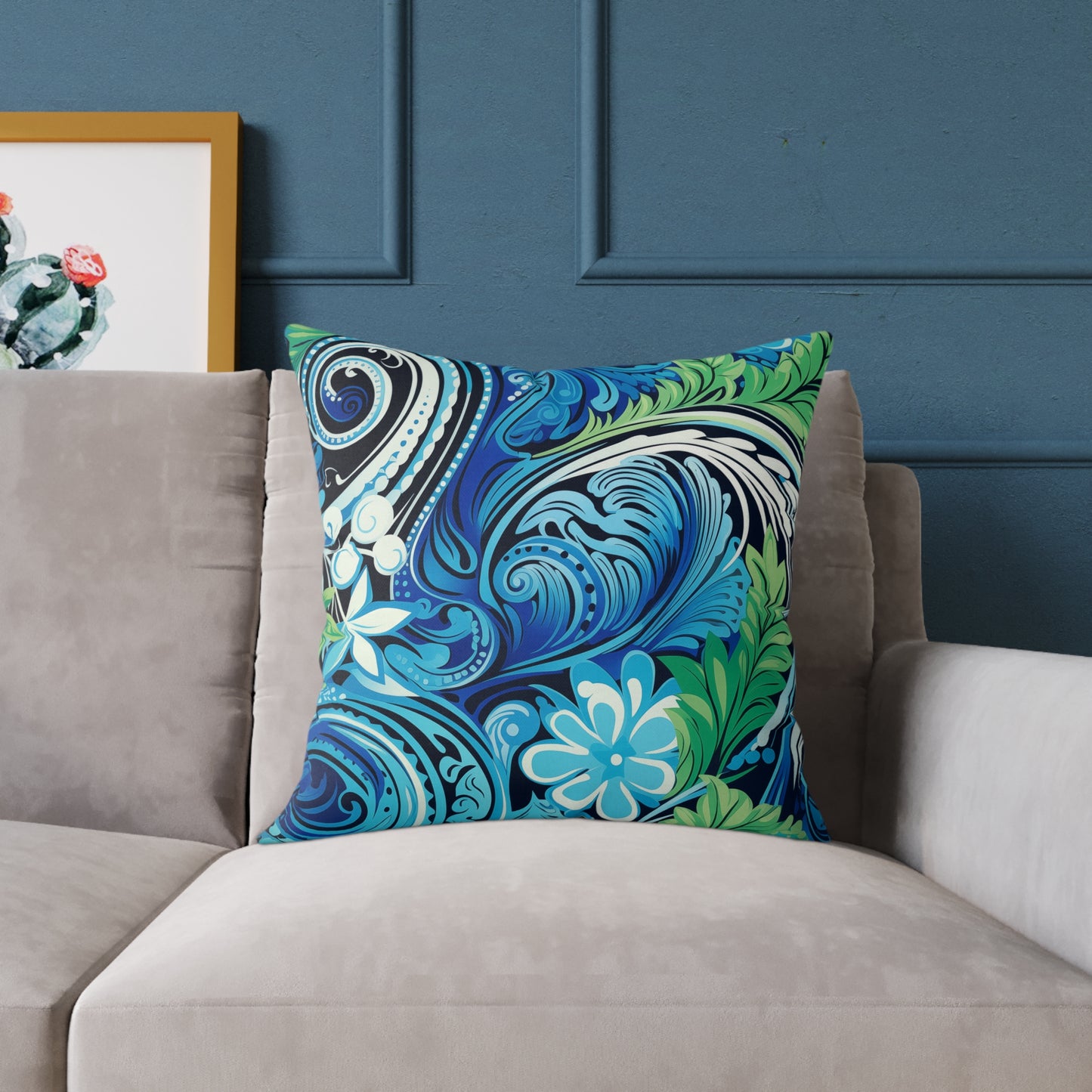 Square Poly Canvas Pillow