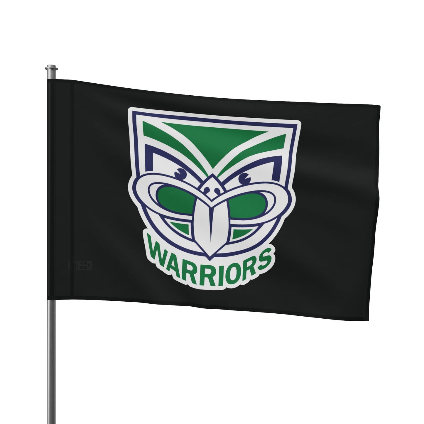 NZ Warriors Single Sided Black Flag ( 3 sizes available)
