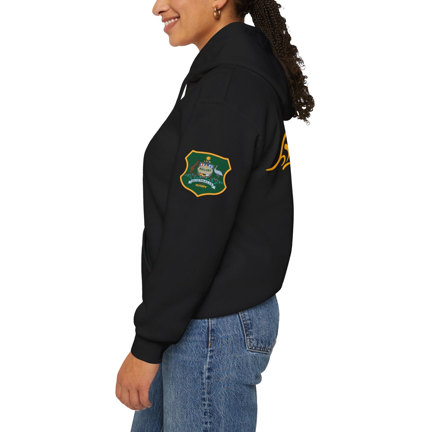 Sports-Inspired Unisex Heavy Blend™ Hooded Sweatshirt - 2025 Lions in Australia Rugby Tour Design (UK distributor)