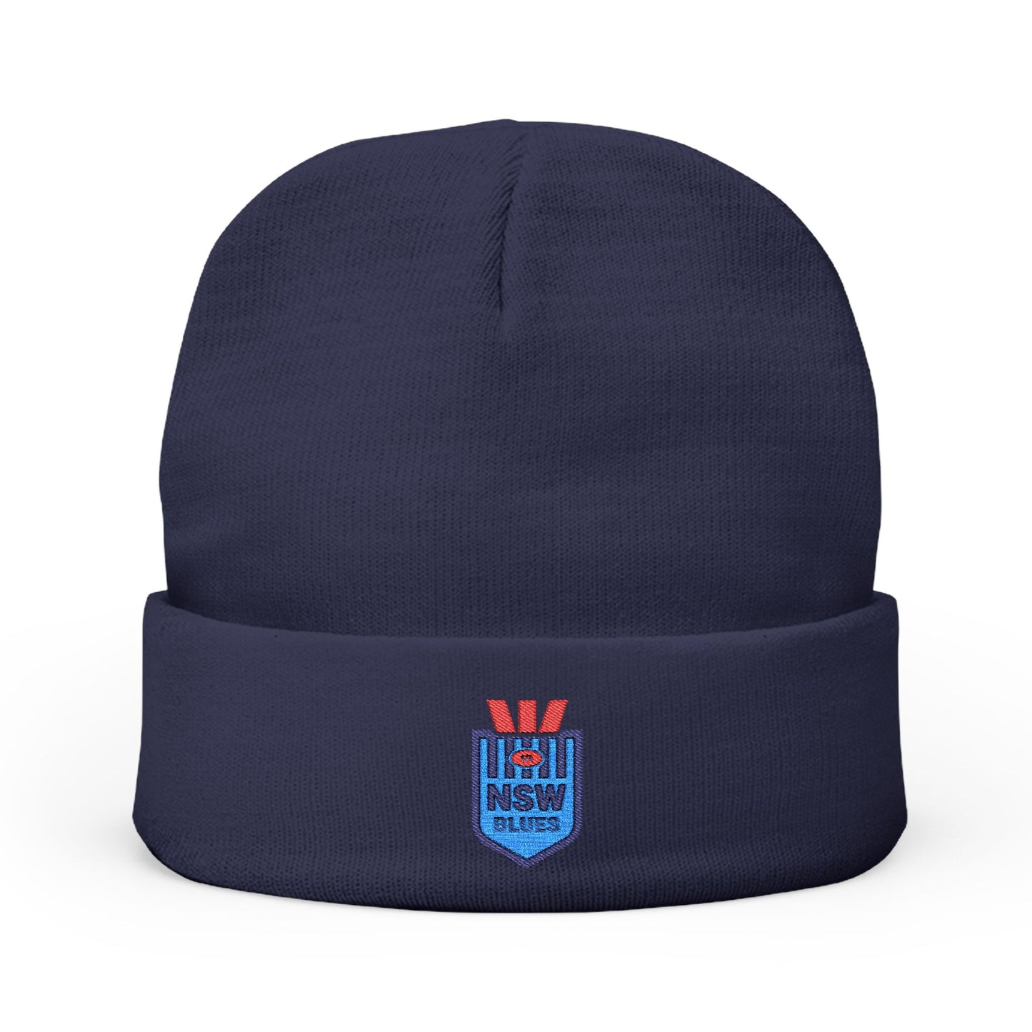Knit Beanie (Embroidery) - NSW State of Origin