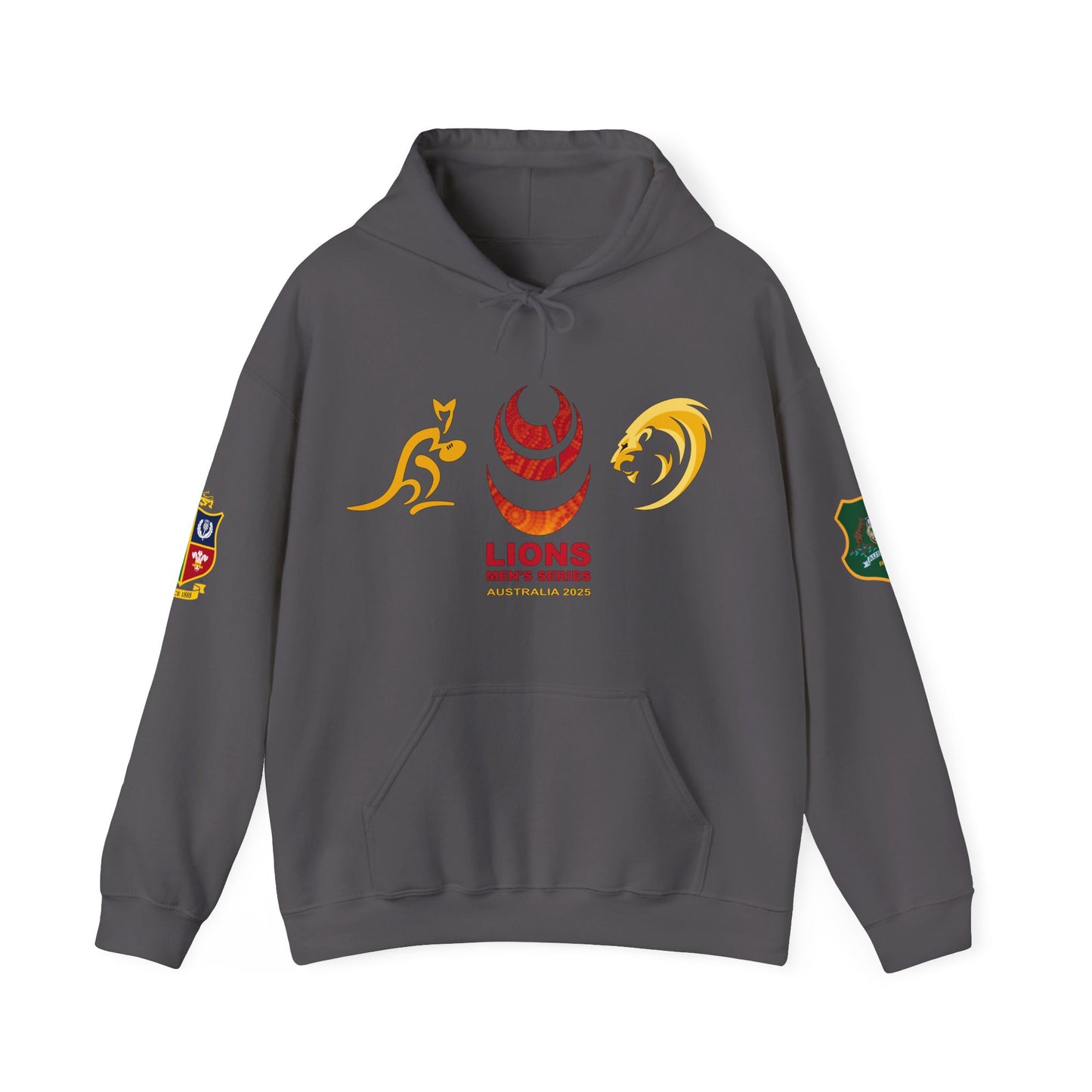Lions Tour 2025 Rugby Legends Unisex Hooded Sweatshirt - Heavy Blend, Perfect for Sports Fans - Design 2 (UK distributor)