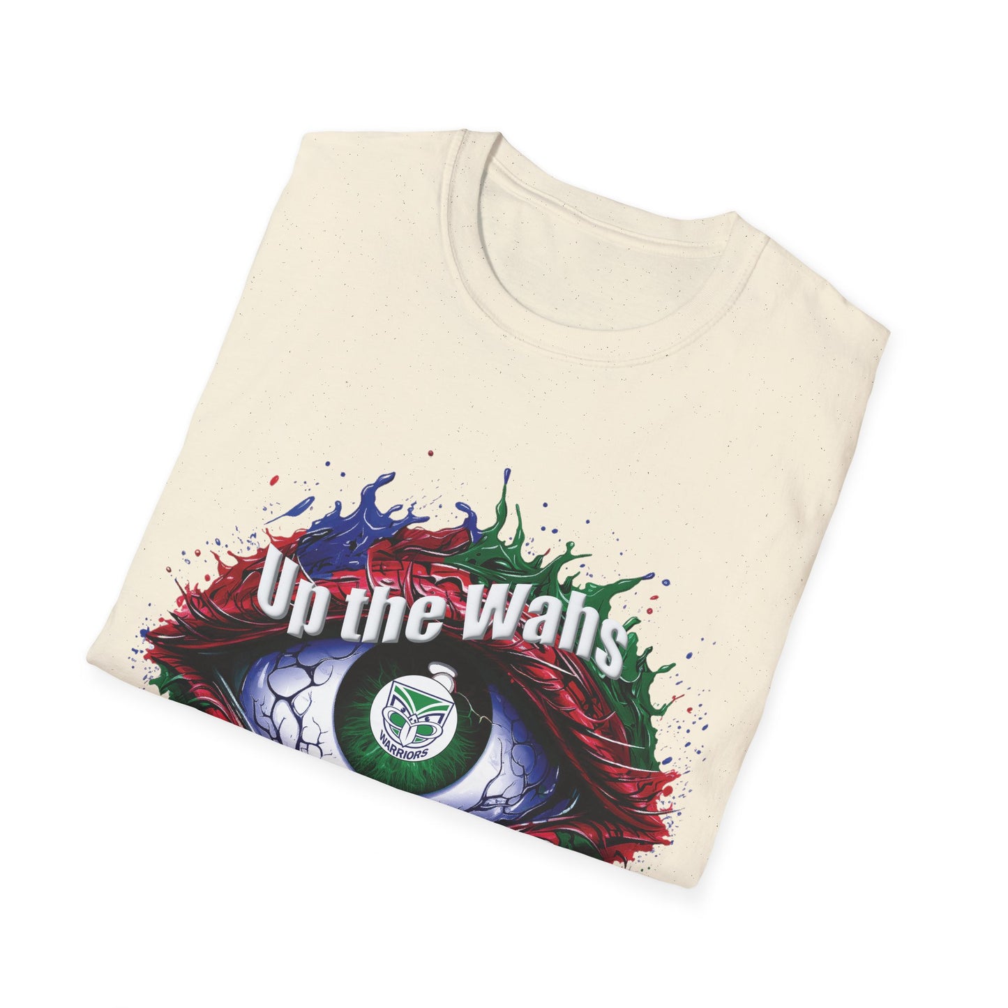 NZ Warriors - Up the Wahs -Supporters Eye - Unisex Softstyle T-Shirt