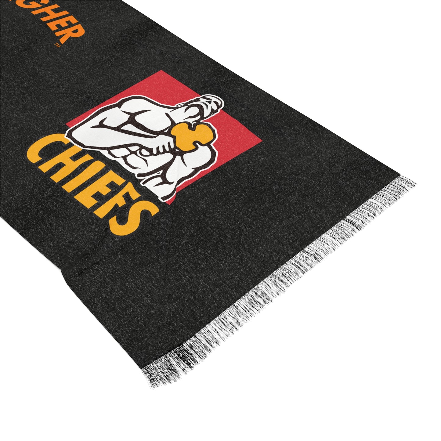 Gallagher Chiefs Light Scarf - Cozy Sports Ensemble, Perfect for Game Days, Gift for Fans, Cheer Accessories, Cold Weather Wear